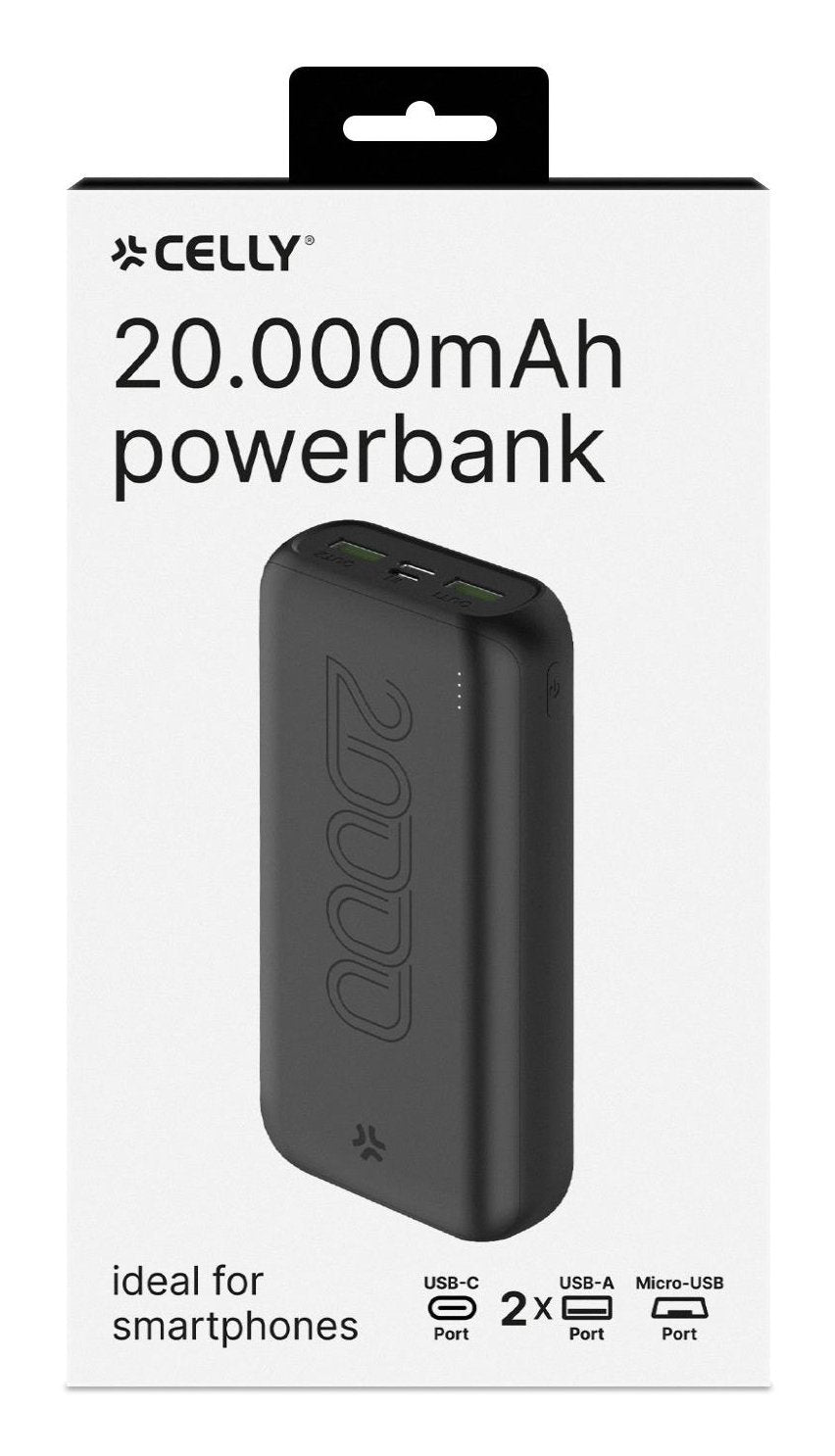 Powerbank 20000 Mah Usb-C