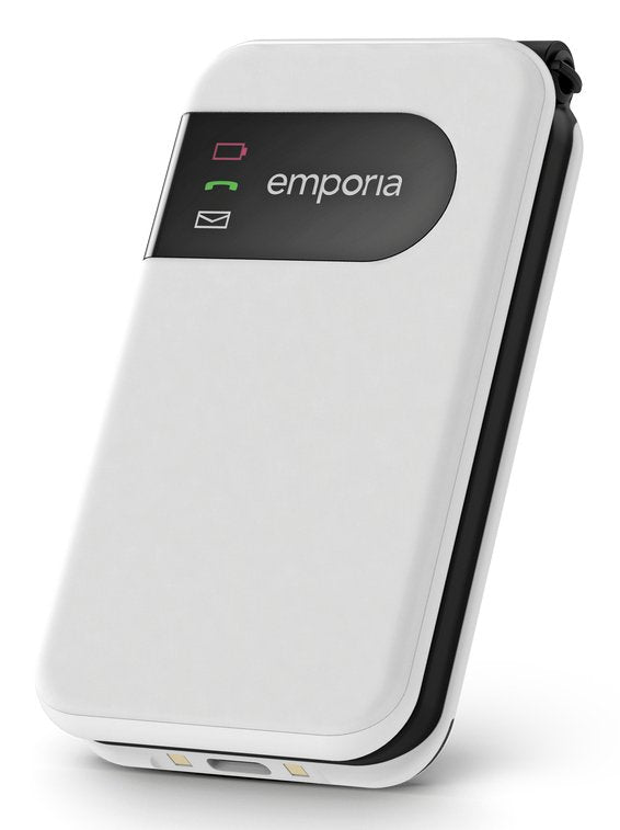EAN 9005613168681 - Emporia SIMPLICITYglam.4G 7,11 cm (2.8") 106 g Blanco Teléfono para personas mayores imagen 3