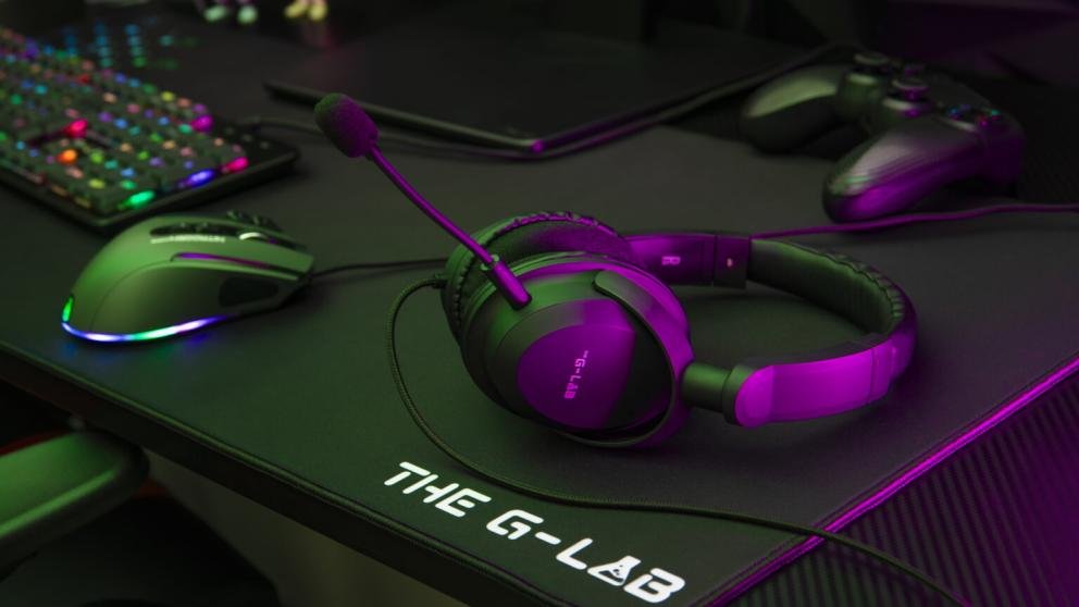 EAN 3760162067477 - The G-Lab Korp Carbon Auriculares Alámbrico Diadema Juego Negro imagen 3