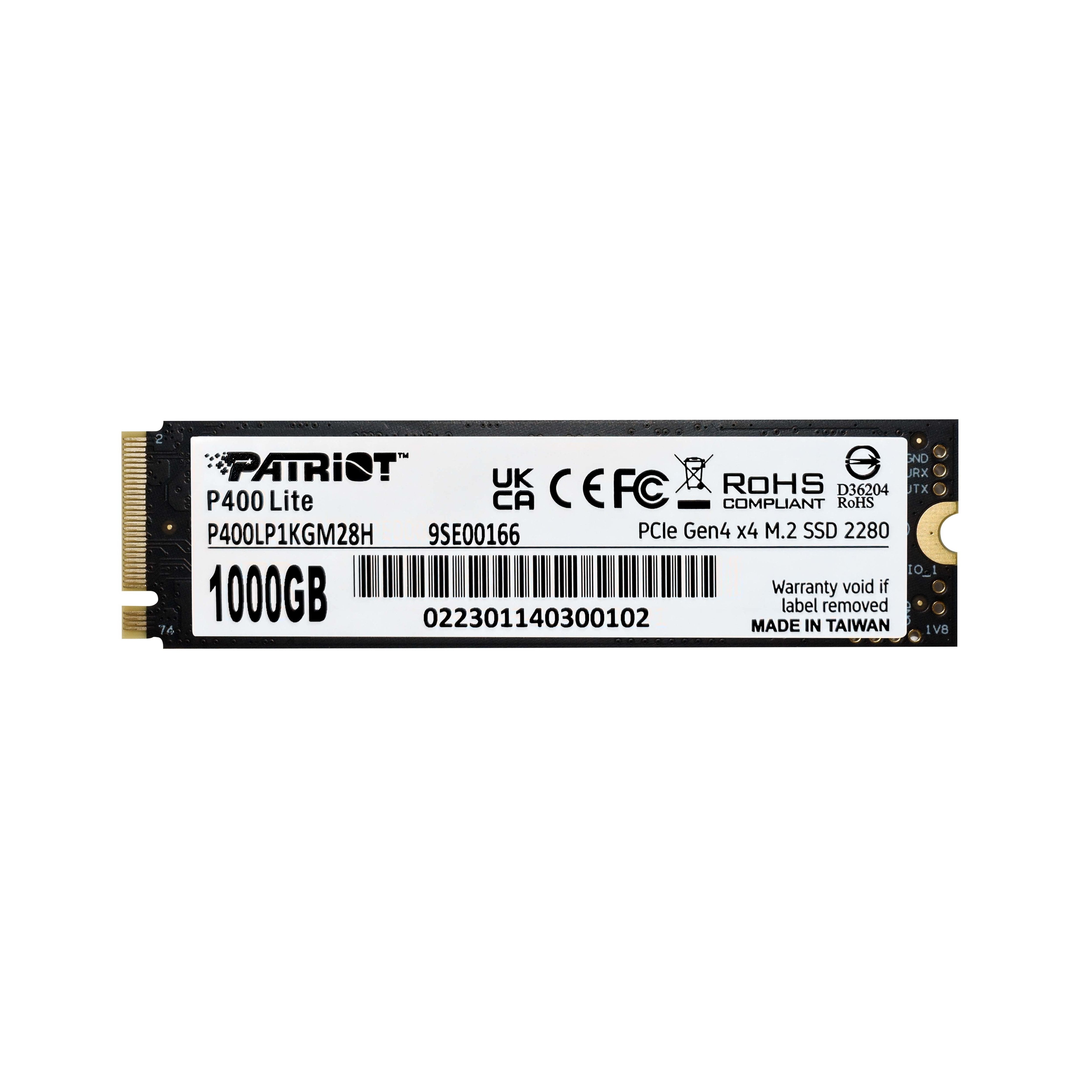 EAN 4711378424133 - Patriot Memory P400 Lite 1 TB M.2 PCI Express 4.0 NVMe imagen 5