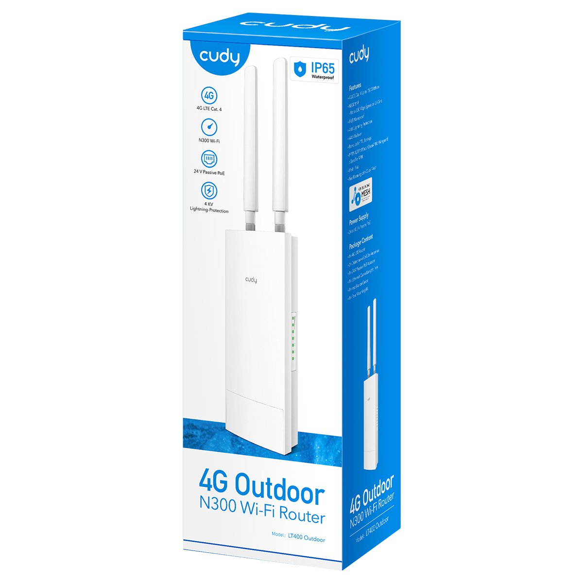 EAN 6971690792916 - Cudy LT400 router inalámbrico Ethernet rápido Banda única (2,4 GHz) 4G Blanco imagen 5