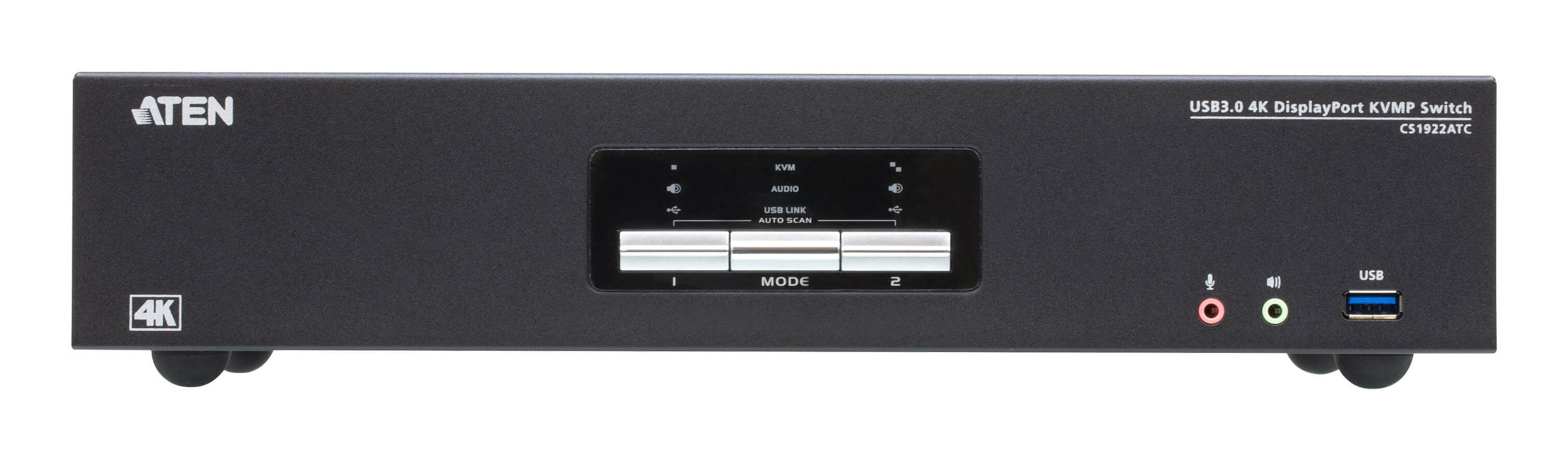 Aten Cs1922atc 2-Port Usb 3.0 4k Displayport Kvm Switch Fr Atc