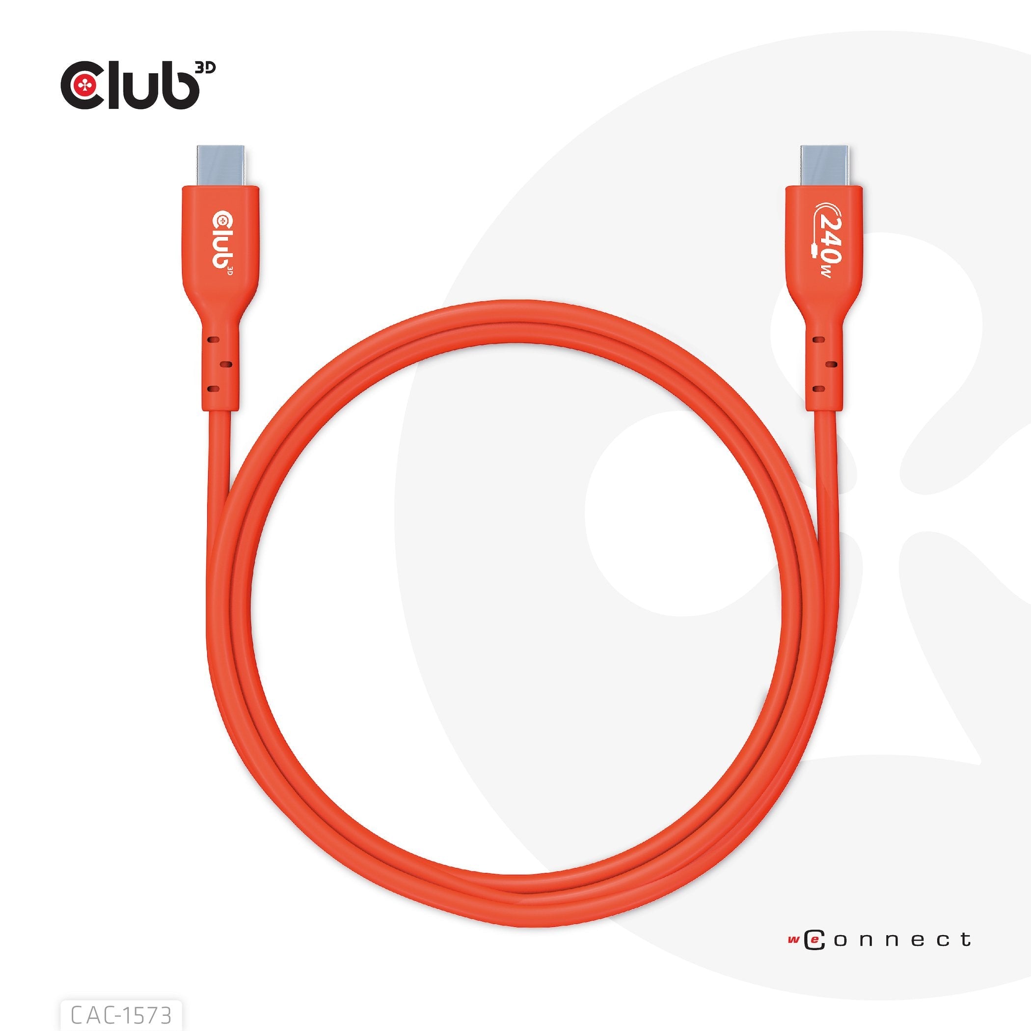 Club3d Cable Usb Tipo C Pd 240w / 480mb 2m M/M Retail
