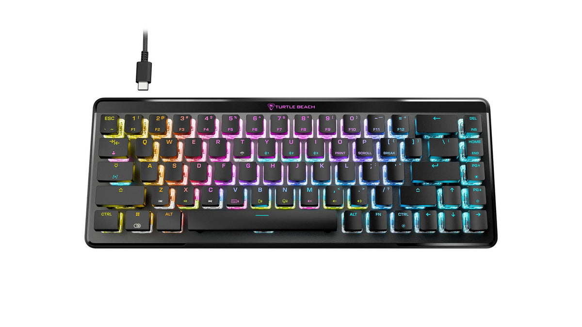 EAN 731855231027 - Turtle Beach Vulcan II Mini Air teclado Juego RF Wireless + Bluetooth QWERTZ Alemán Negro imagen 1