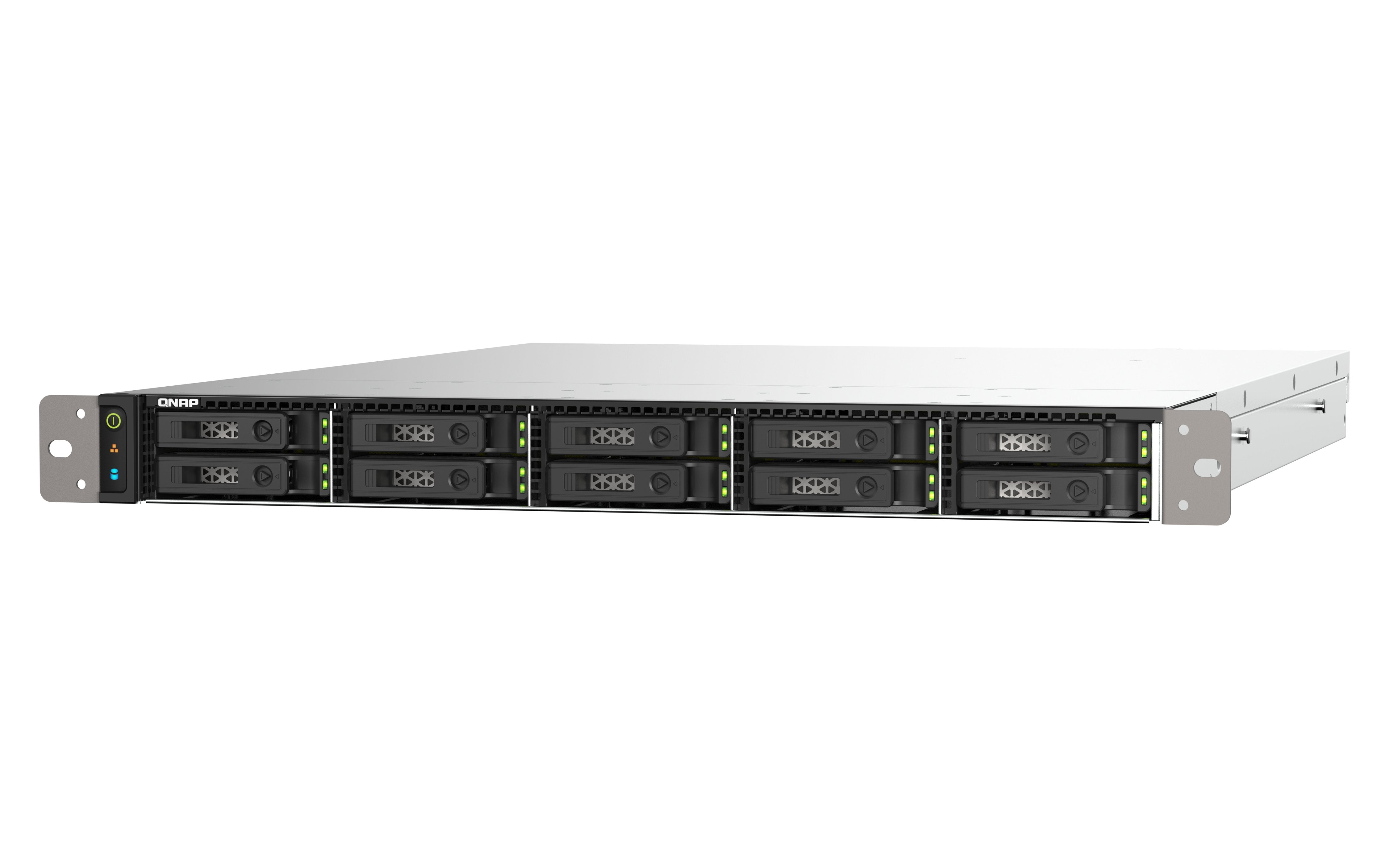 EAN 4711103082133 - QNAP TS-h1090FU NAS Bastidor (1U) EPYC 7302P 128 GB DDR4 0 TB QuTS hero Negro, Gris imagen 5