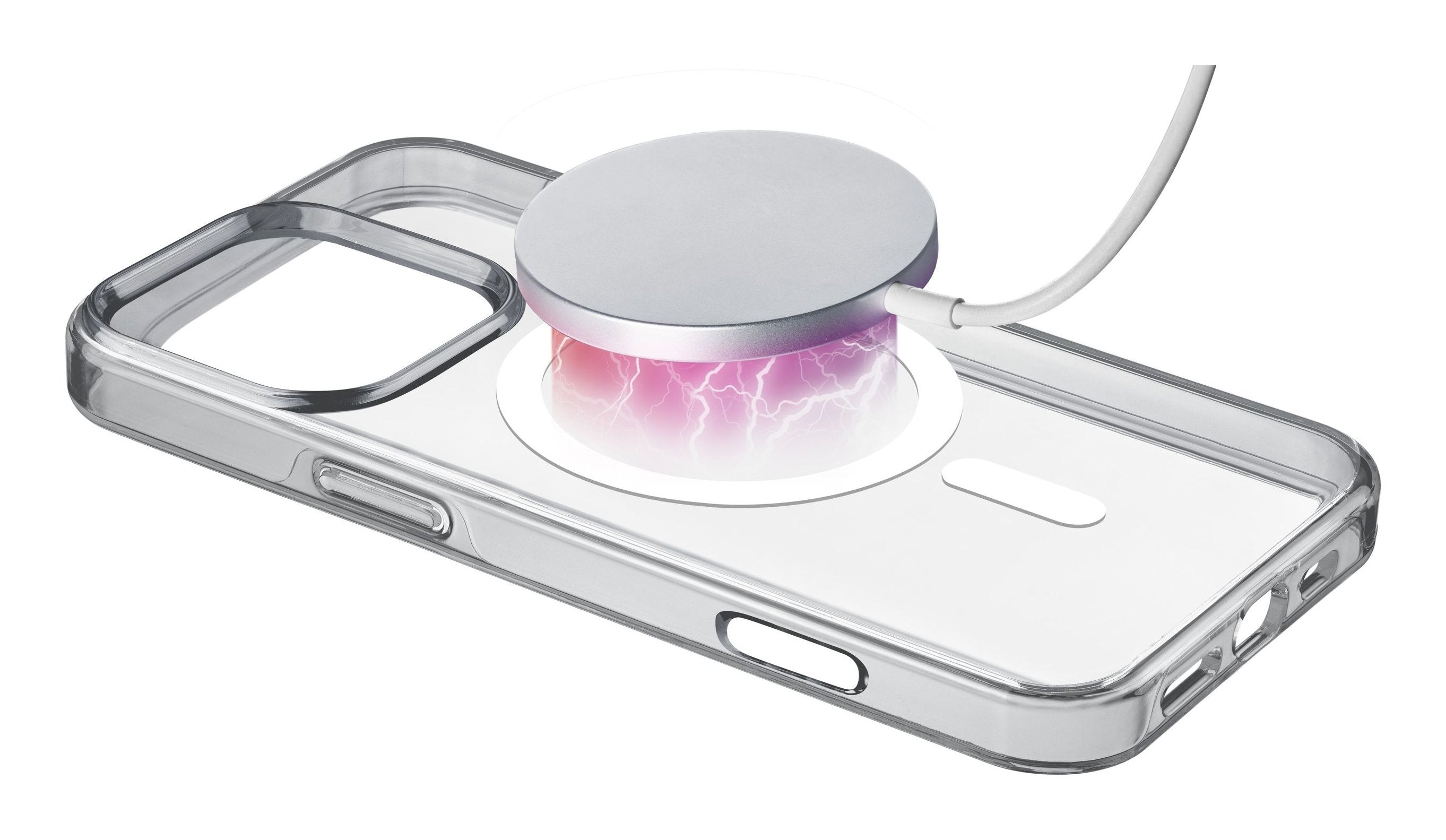 Cellularline Gloss Magsafe Case Mag Iphone 16 Pro Transparent