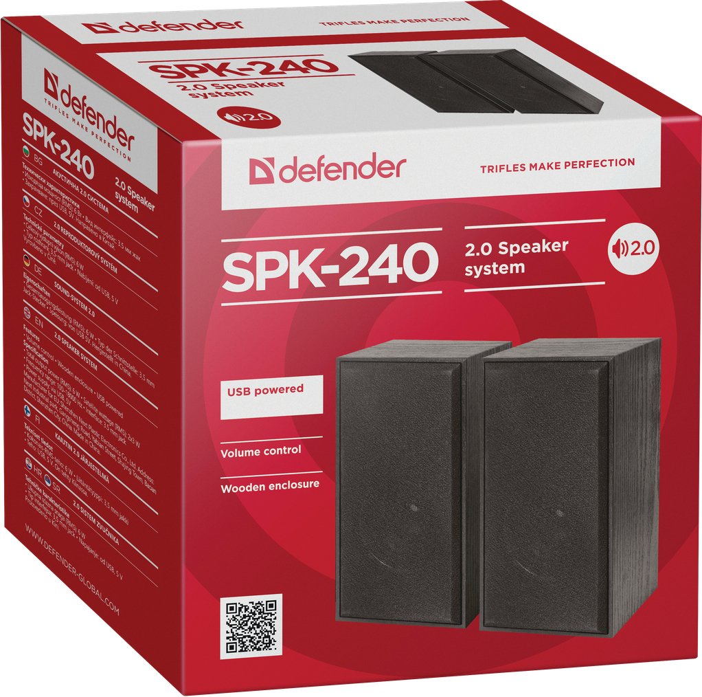 EAN 4714033652247 - Defender SPK-240 Negro Alámbrico 6 W imagen 6