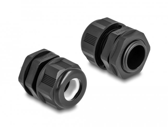 Delock Ex Prensaestopas M20 Negro 2 Piezas