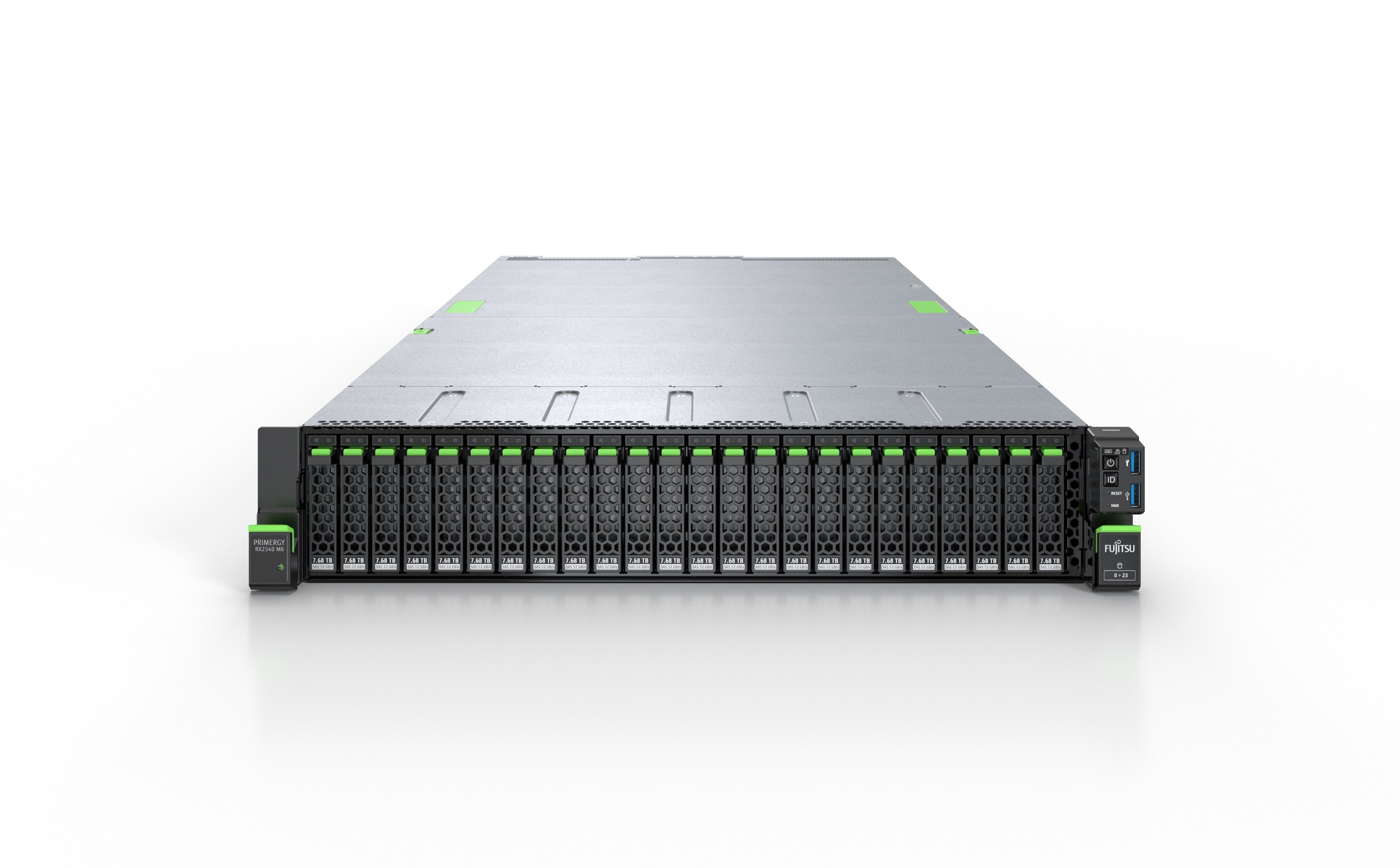 Fujitsu Rx2540m6 Xeon Silver 4314 16gb 16xsff W O 900w