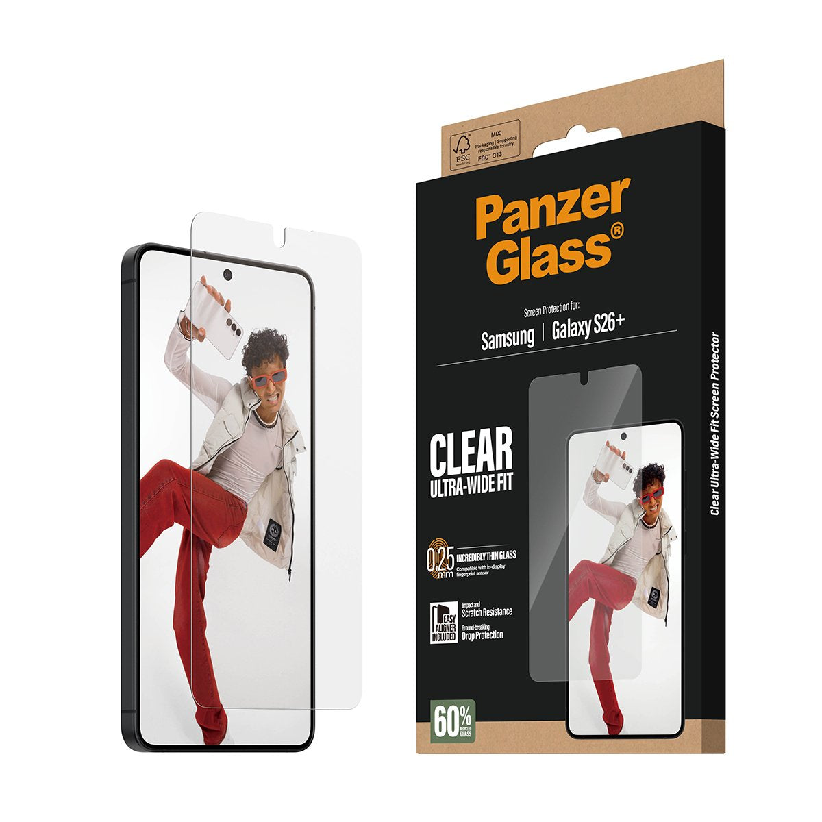 EAN 5715685033834 - PanzerGlass ® Screen Protector Samsung Galaxy S26+ | Ultra-Wide Fit w. EasyAligner Protector de pantalla imagen 6