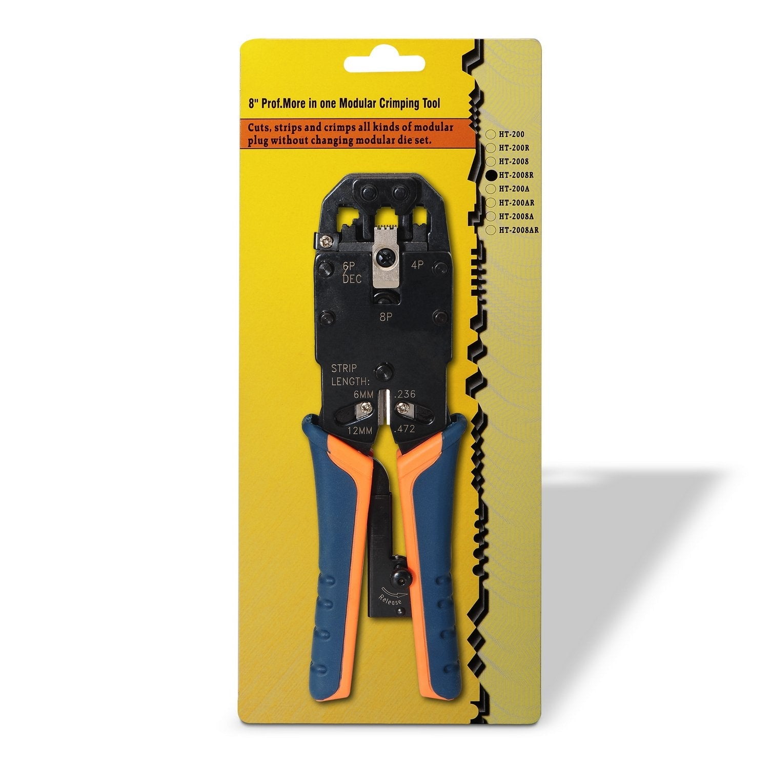 Aisens Crimpadora Metalica De Carraca Rj10/Rj11/Rj12/Rj45 A142-0311