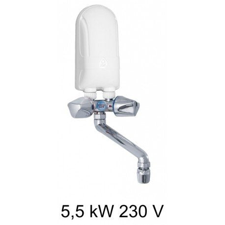 EAN 5900950921620 - Dafi POZ02412 calentadory hervidor de agua Vertical Sin depósito (instantánea) Cromo, Blanco imagen 1