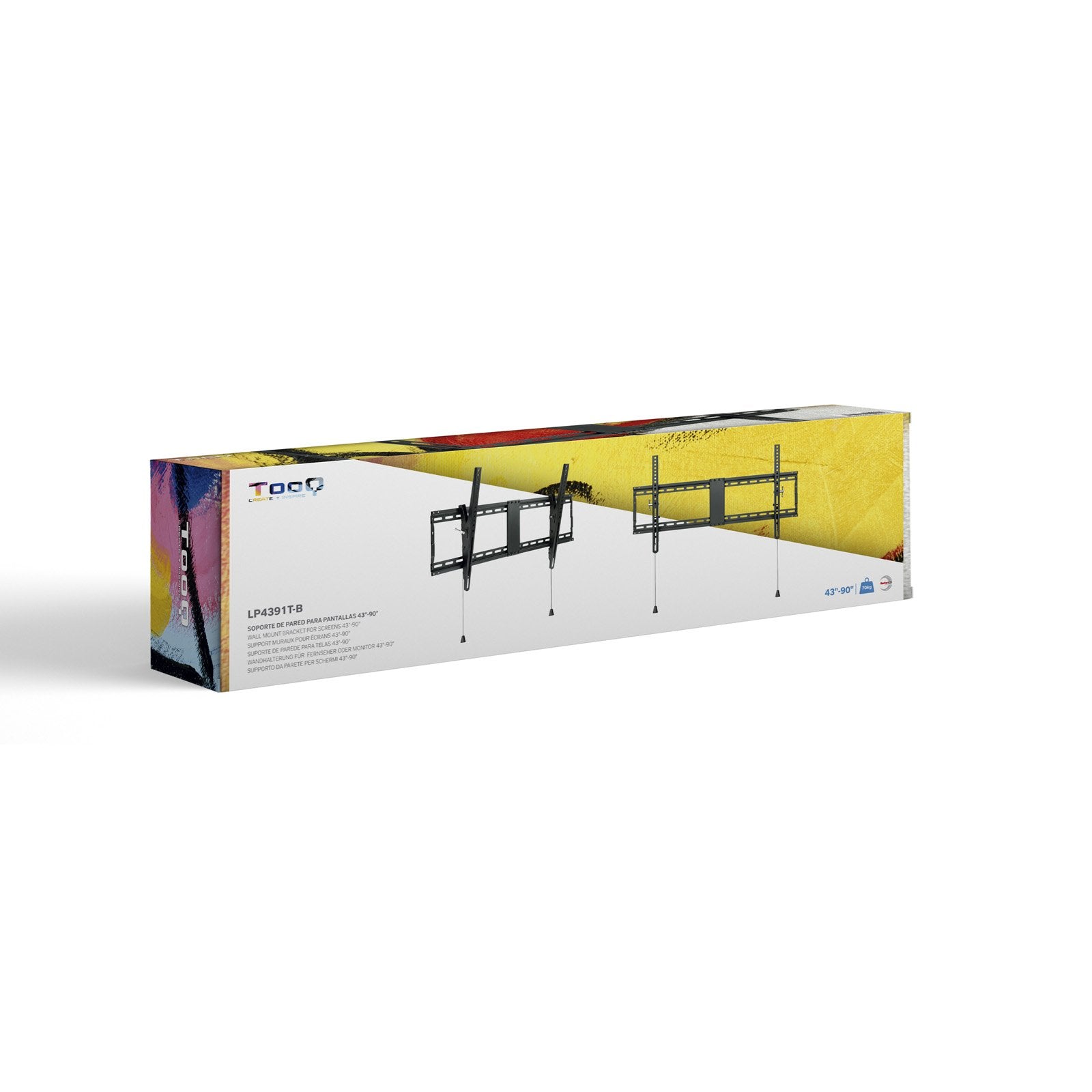 EAN 8433281010024 - TooQ LP4391T-B soporte para TV 2,29 m (90") Negro imagen 10