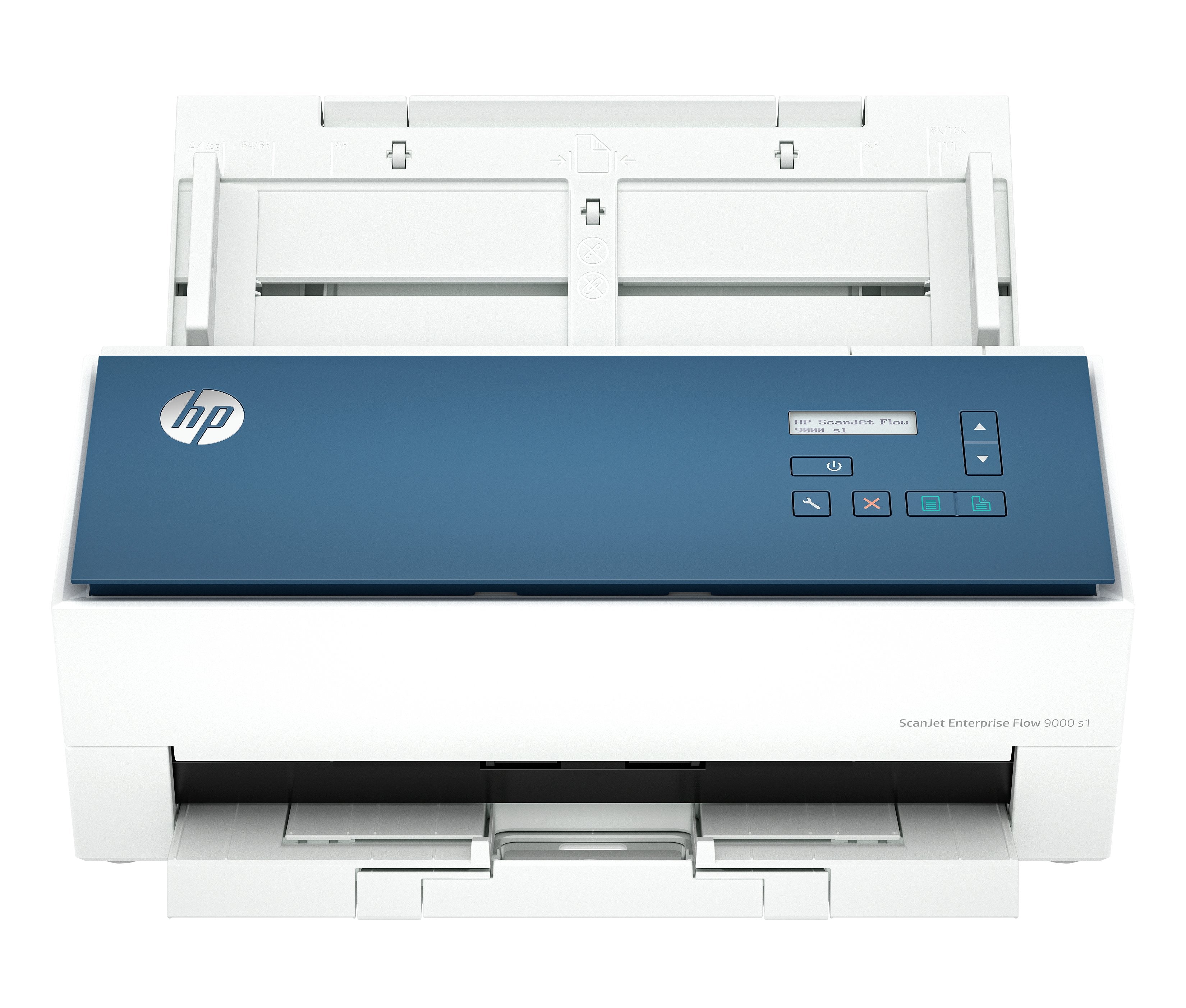 EAN 0198701400714 - HP ScanJet Enterprise Flow 9000 s1 Escáner alimentado con hojas 600 x 600 DPI A3 Azul, Blanco imagen 1