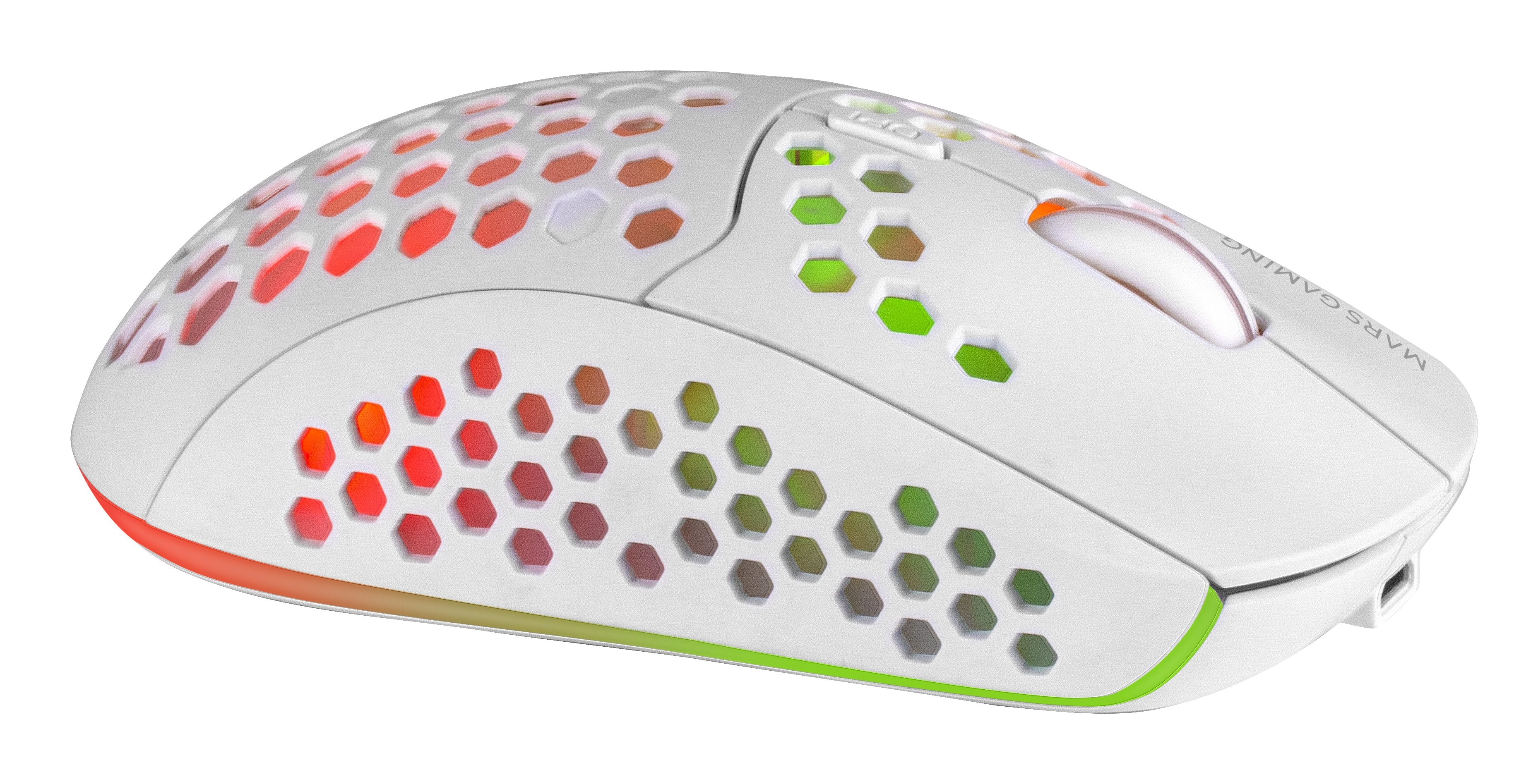 EAN 8435693111160 - Mars Gaming MCPWXWES teclado Ratón incluido Juego RF inalámbrica + USB QWERTY Español Blanco imagen 6