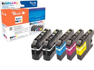 EAN 7640169587306 - Peach 0F319796 cartucho de tinta 5 pieza(s) Compatible Azul, Cian, Magenta, Amarillo imagen 1
