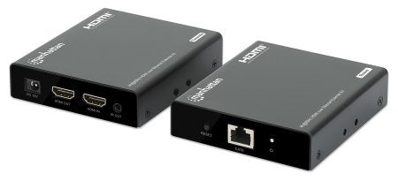 Manhattan 4k@60hz Hdmi Over Ethernet Extender Set Bis Zu 70m