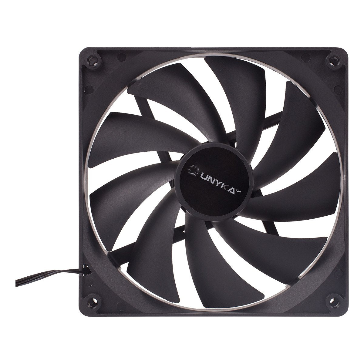 EAN 6940533542056 - UNYKAch 140 mm Carcasa del ordenador Ventilador 14 cm Negro imagen 2