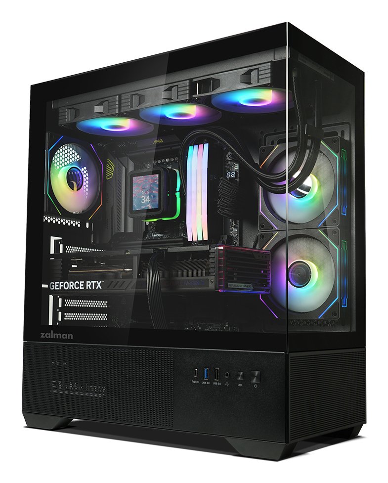 EAN 8800263650484 - Zalman CHRONIX BLACK Midi Tower Negro imagen 8