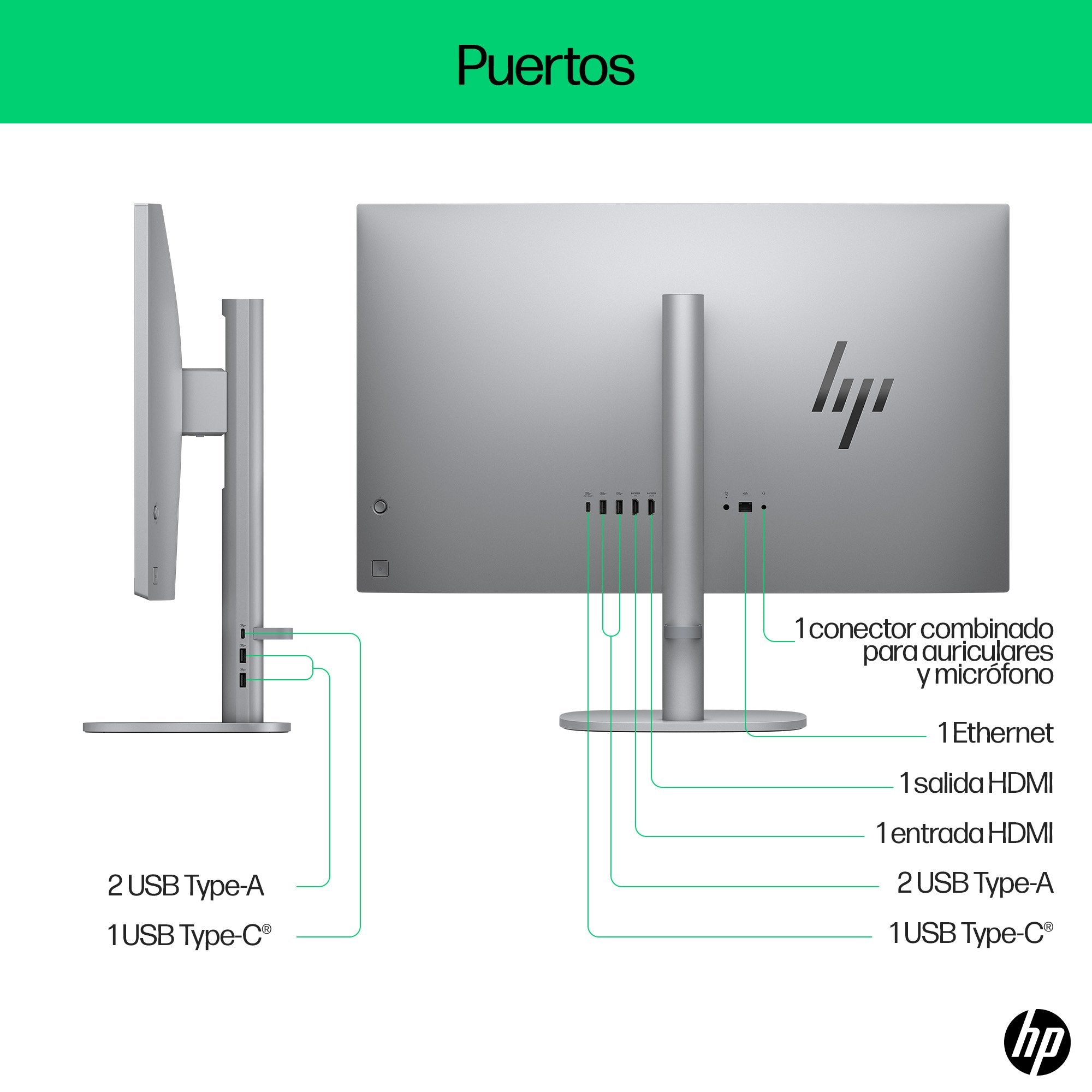 EAN 0198990175553 - HP OmniStudio X 27-cs0011ns Intel Core Ultra 5 125H 68,6 cm (27") 1920 x 1080 Pixeles PC todo en uno 16 G imagen 4