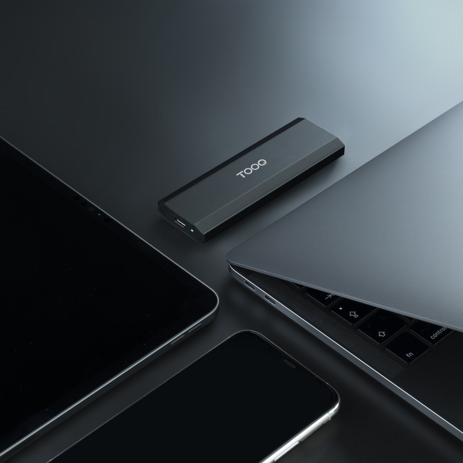 Caja Externa Para Disco Ssd M.2 Nvme Tooq Tqe-2231b Usb 3.1
