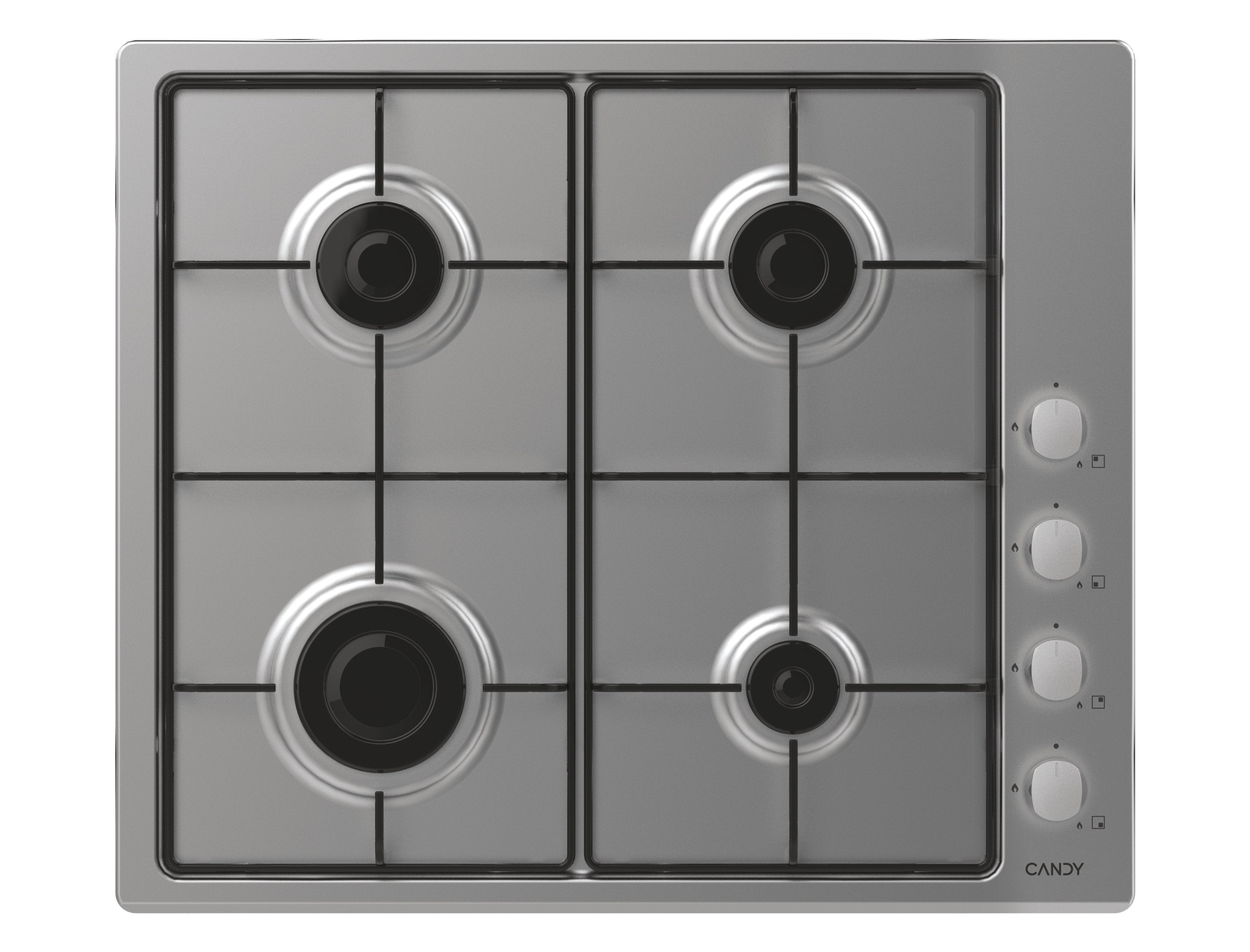 EAN 8016361972285 - Candy Idea CHW6LX Acero inoxidable Integrado 60 cm Encimera de gas 4 zona(s) imagen 1