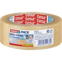 Tesapack Ultra Fuerte 66m 38mm Transp. Pvc Q4124 -Cinta De Embalaje-