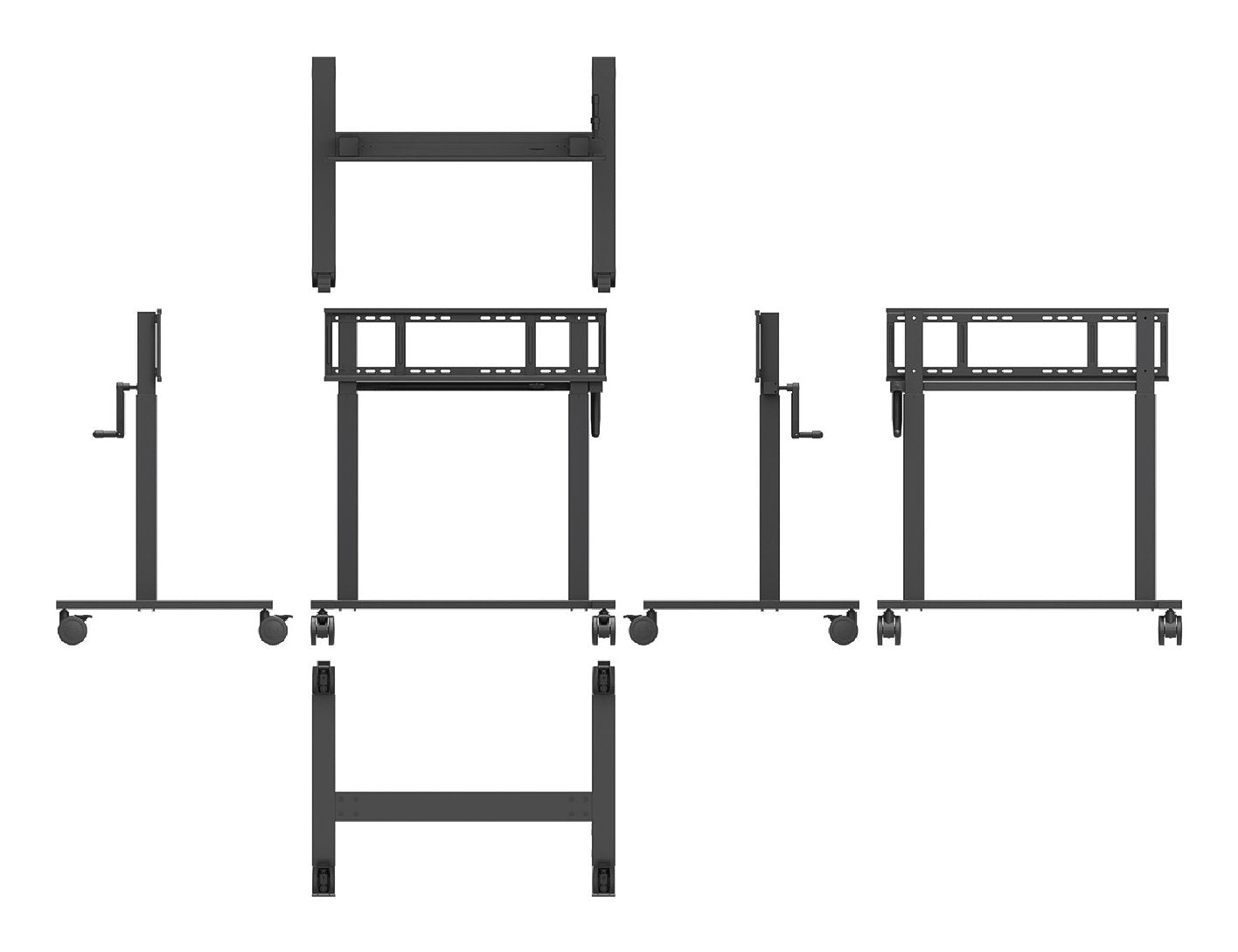EAN 8437022699684 - Synetech ST01 mueble y soporte para dispositivo multimedia Negro Panel plano Carro para administración de imagen 3