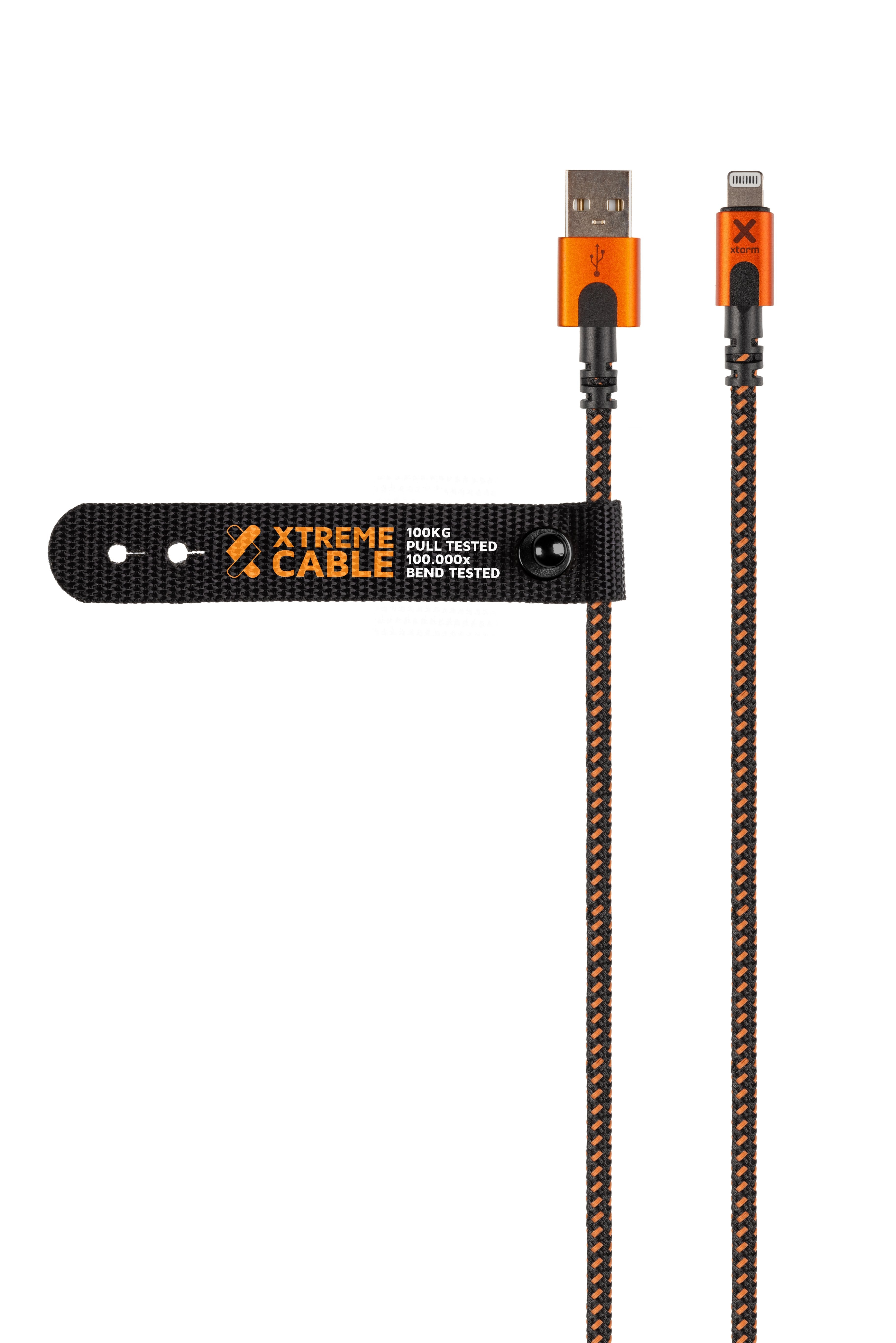 Xtorm Cable Usb-A A Lightning 1.5m Negro Naranja