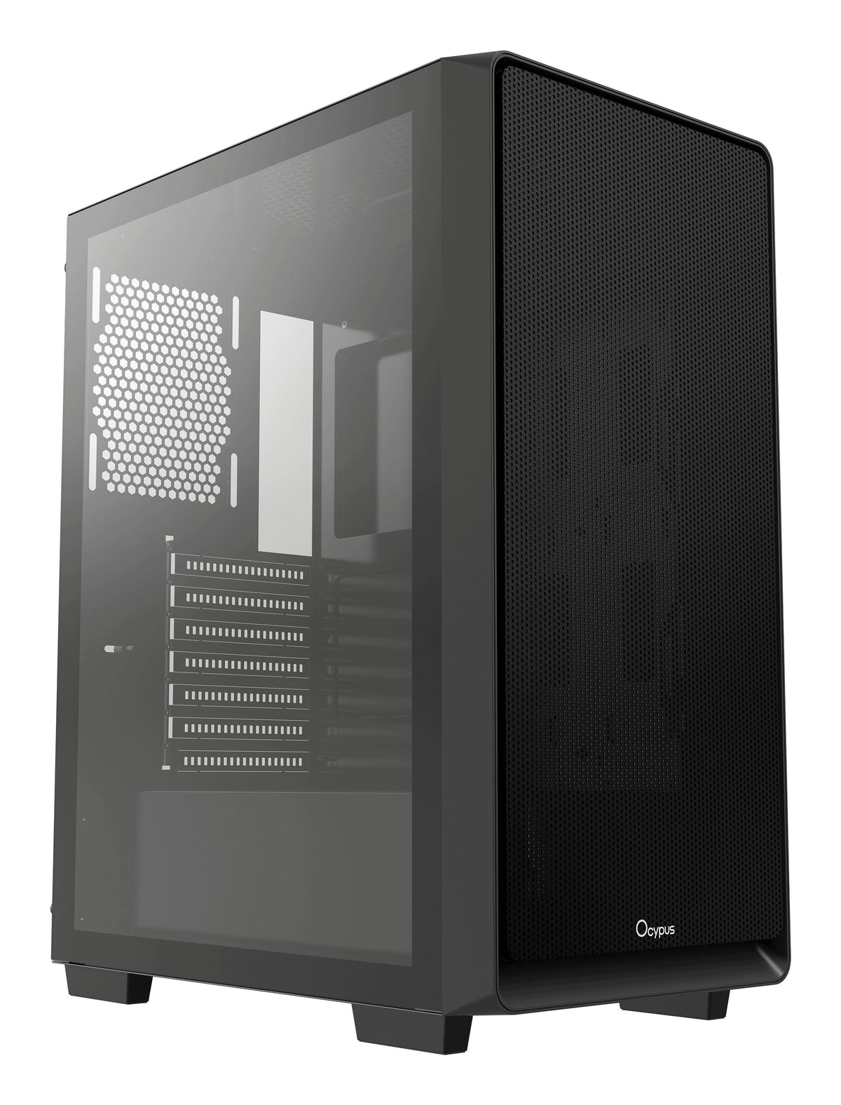 Ocypus Gamma C60 (Negro, Tempered Glass) Gamma-C60-Bkg000xx-Gl