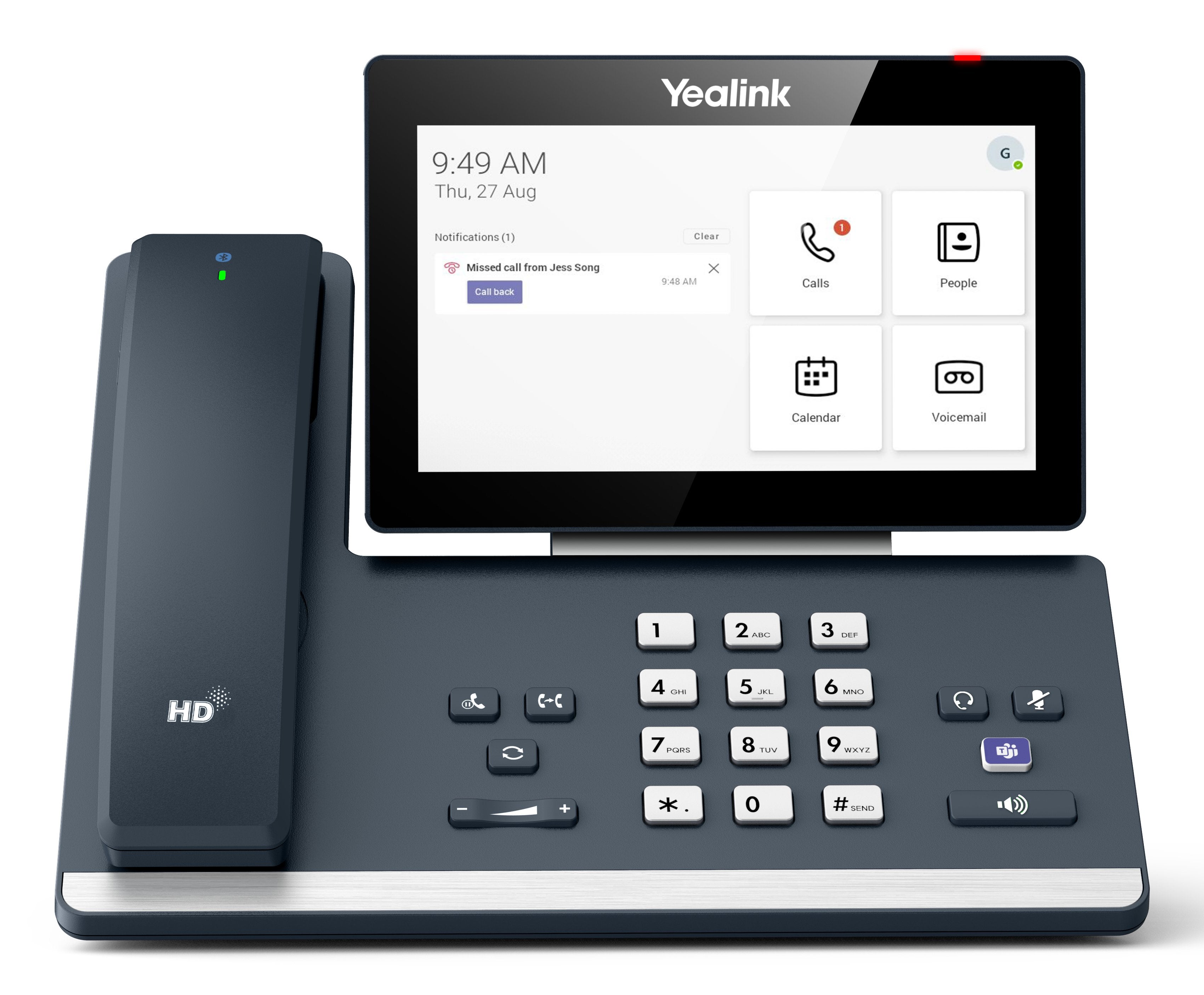 EAN 6938818318427 - Yealink MP58-WH E2 Teams teléfono IP Gris LCD Wifi imagen 1