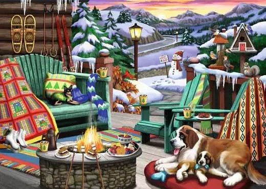 Ravensburger Puzzle Wohlfühlabend (1000 Teile) 12000633