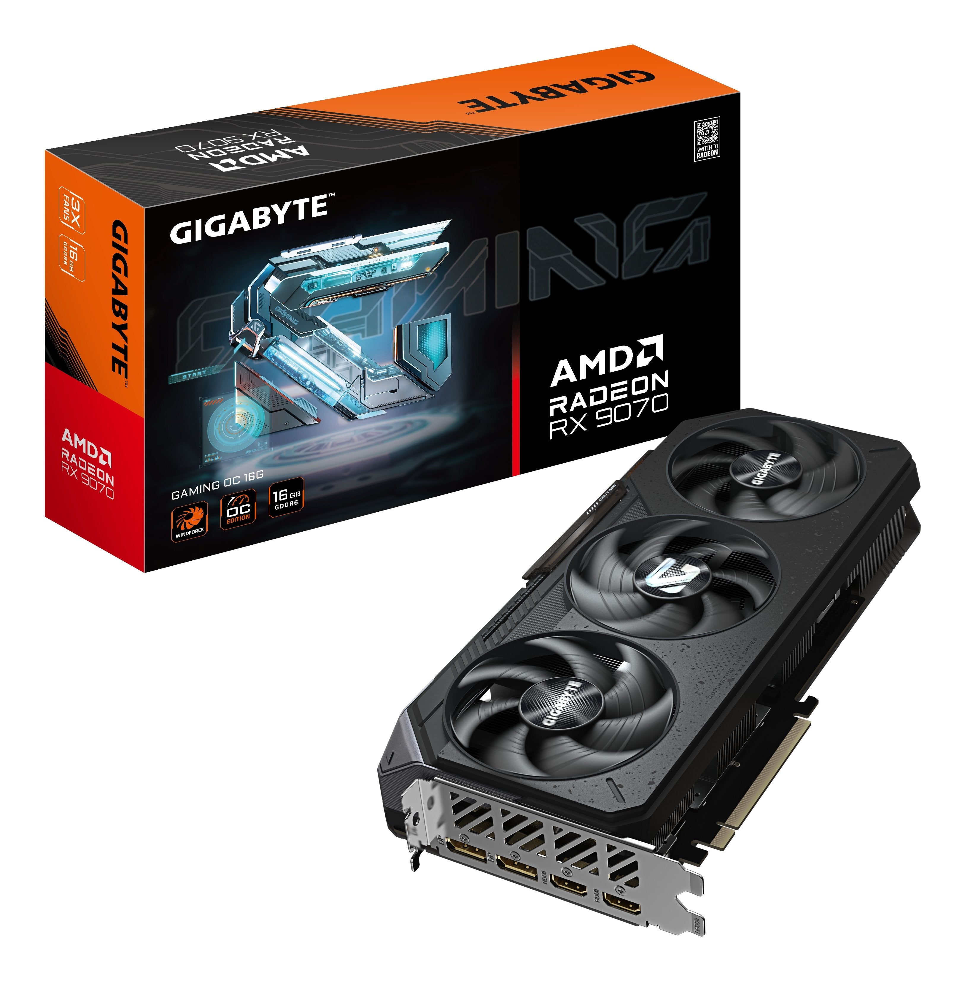 EAN 4719331355531 - GIGABYTE Radeon RX 9070 GAMING OC 16G AMD imagen 1