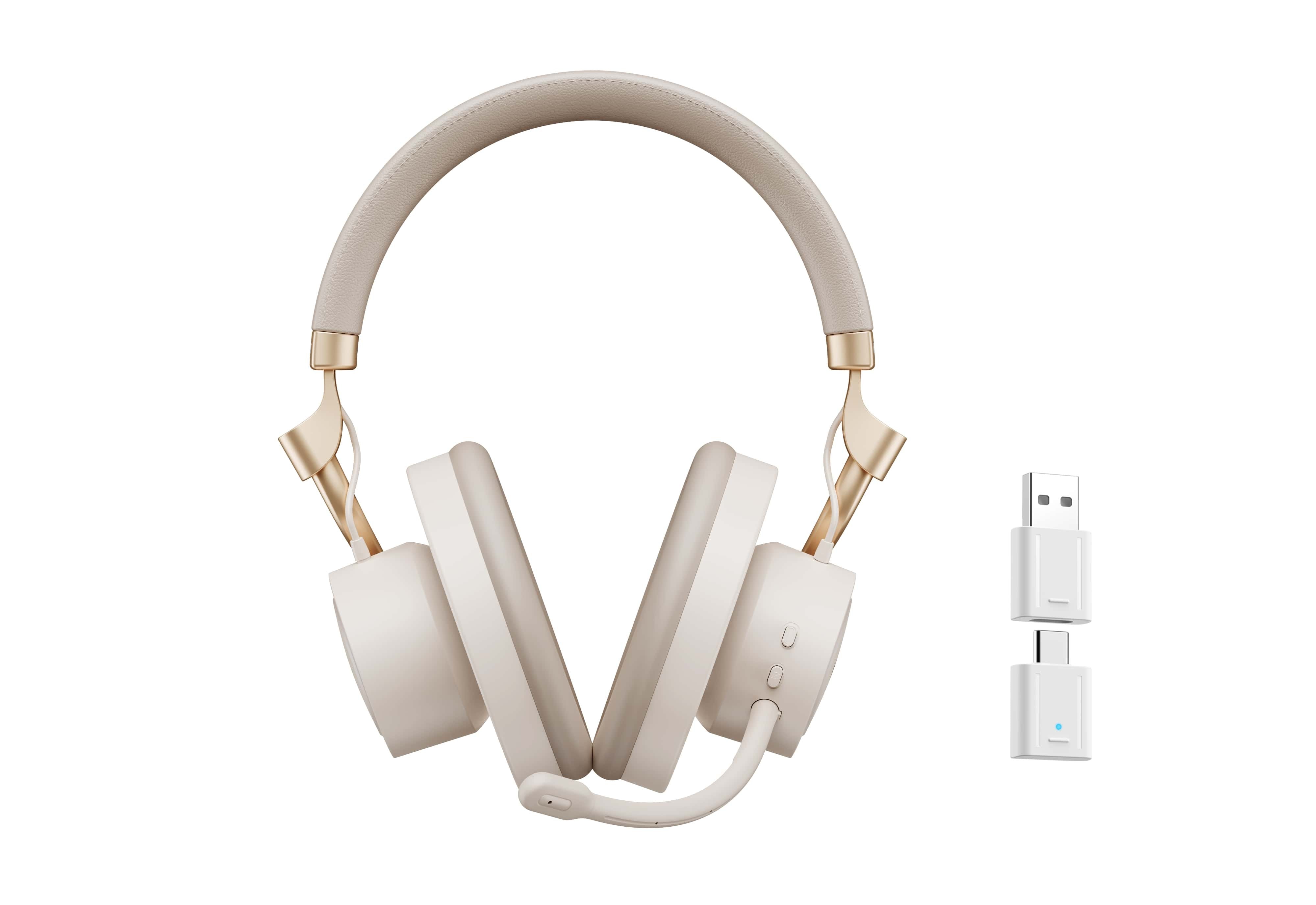 Auriculares Havit Fuxi-H8 Con Cable/Inalámbricos Para Juegos (Dorados)