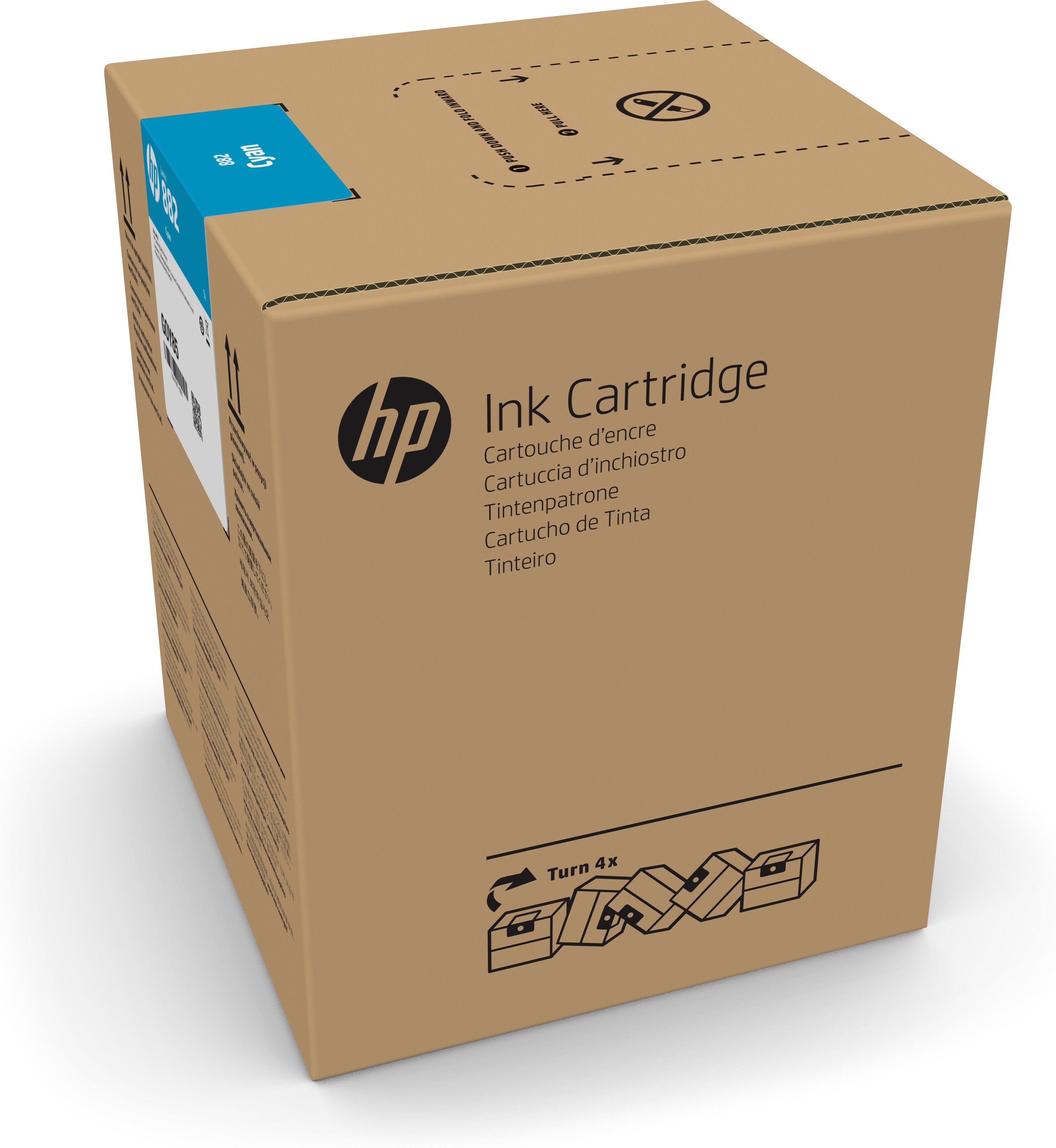 EAN 190780600931 - HP 882 5-liter Cyan Latex Ink Cartridge cabeza de impresora Impresión por inyección de tinta imagen 1