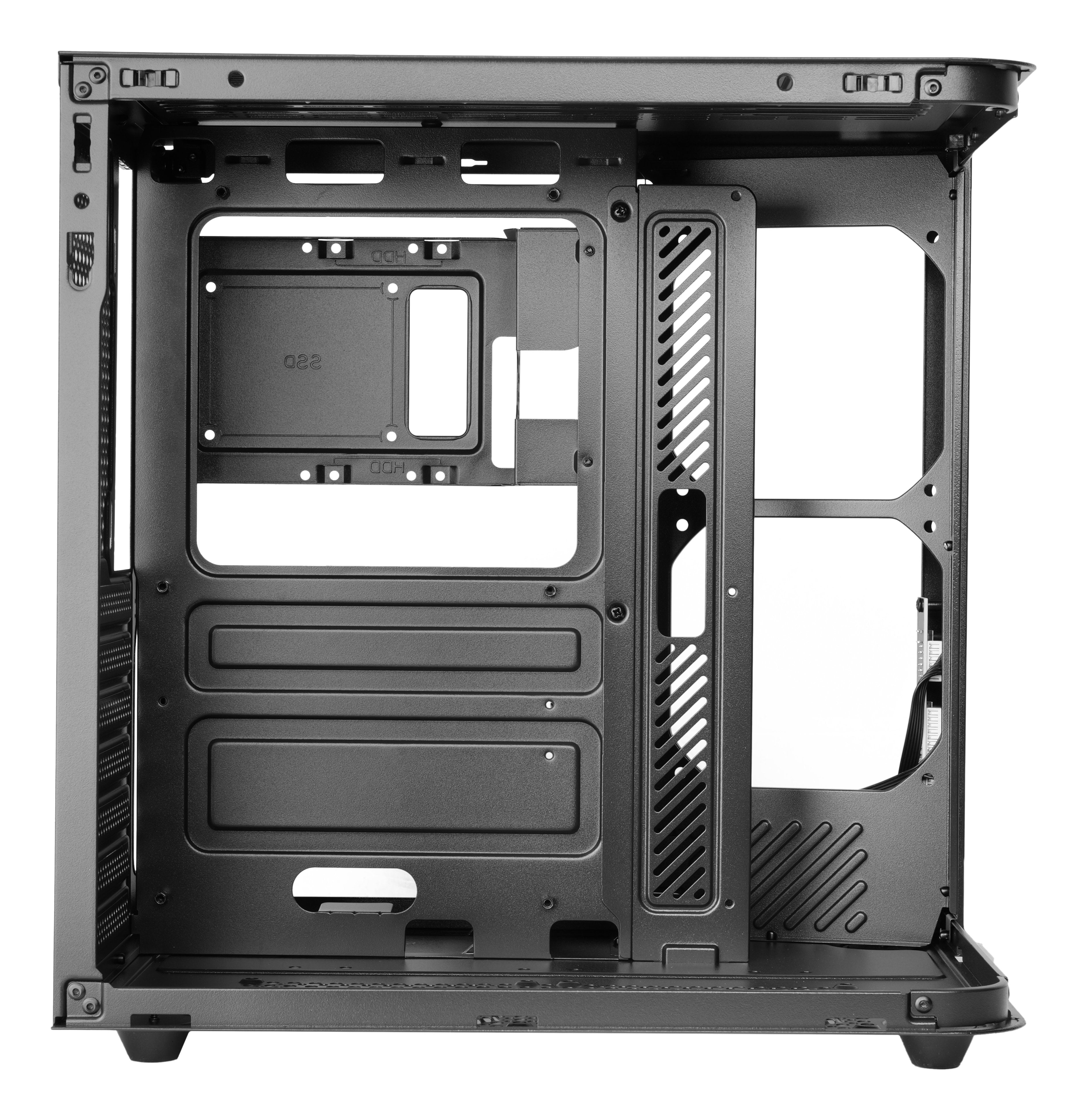 Caja Semitorre Atx Mc-Curv Negro Mars Gaming Atx/ 1xusb 3.0, 1xusb2.0, 1xusb-C/ 2x 3.5'' Hdd + 1x 2.5'' Ssd/