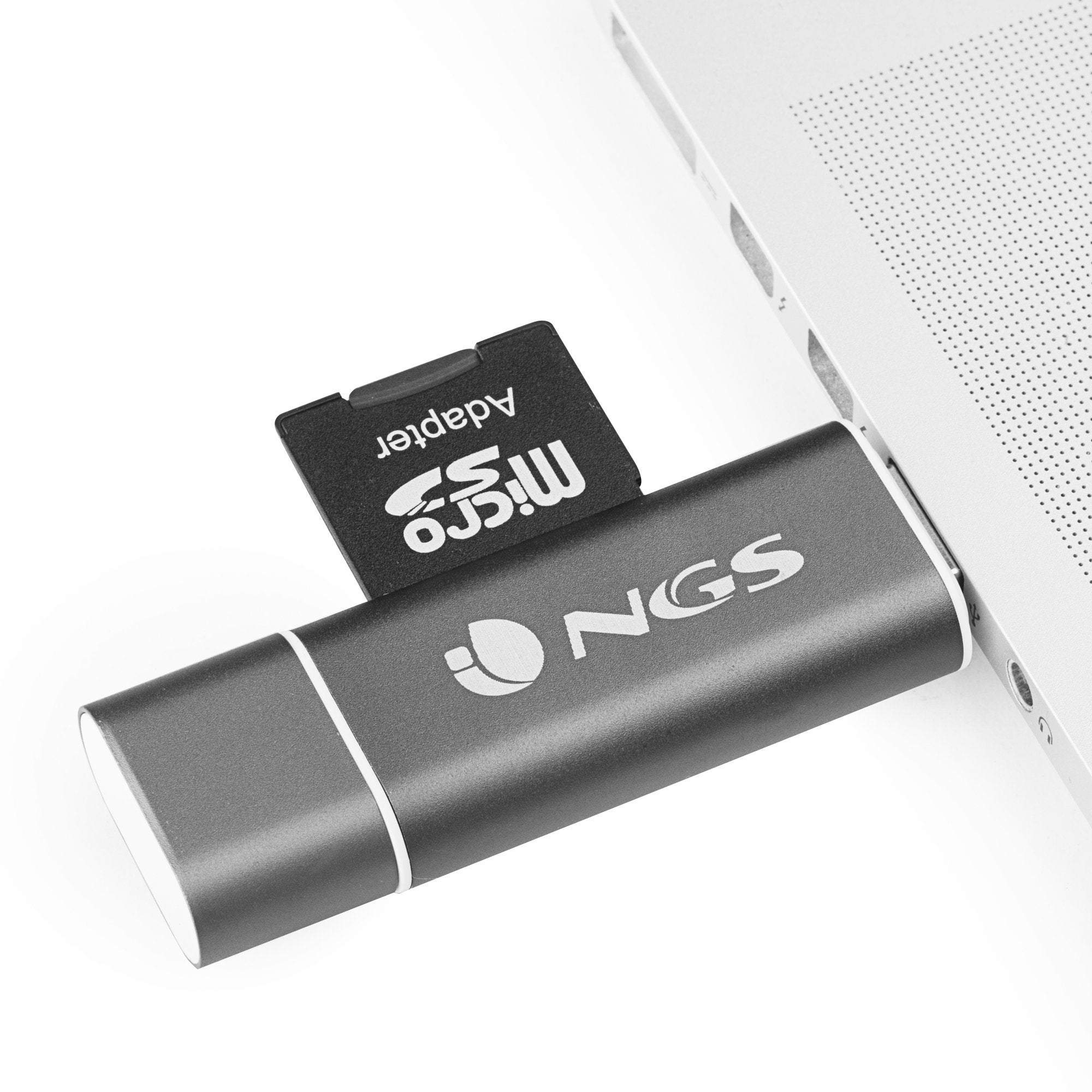 Lector De Tarjetas Externo Ngs Ally Reader Usb 2.0 Usb Tipo-C Micro Usb