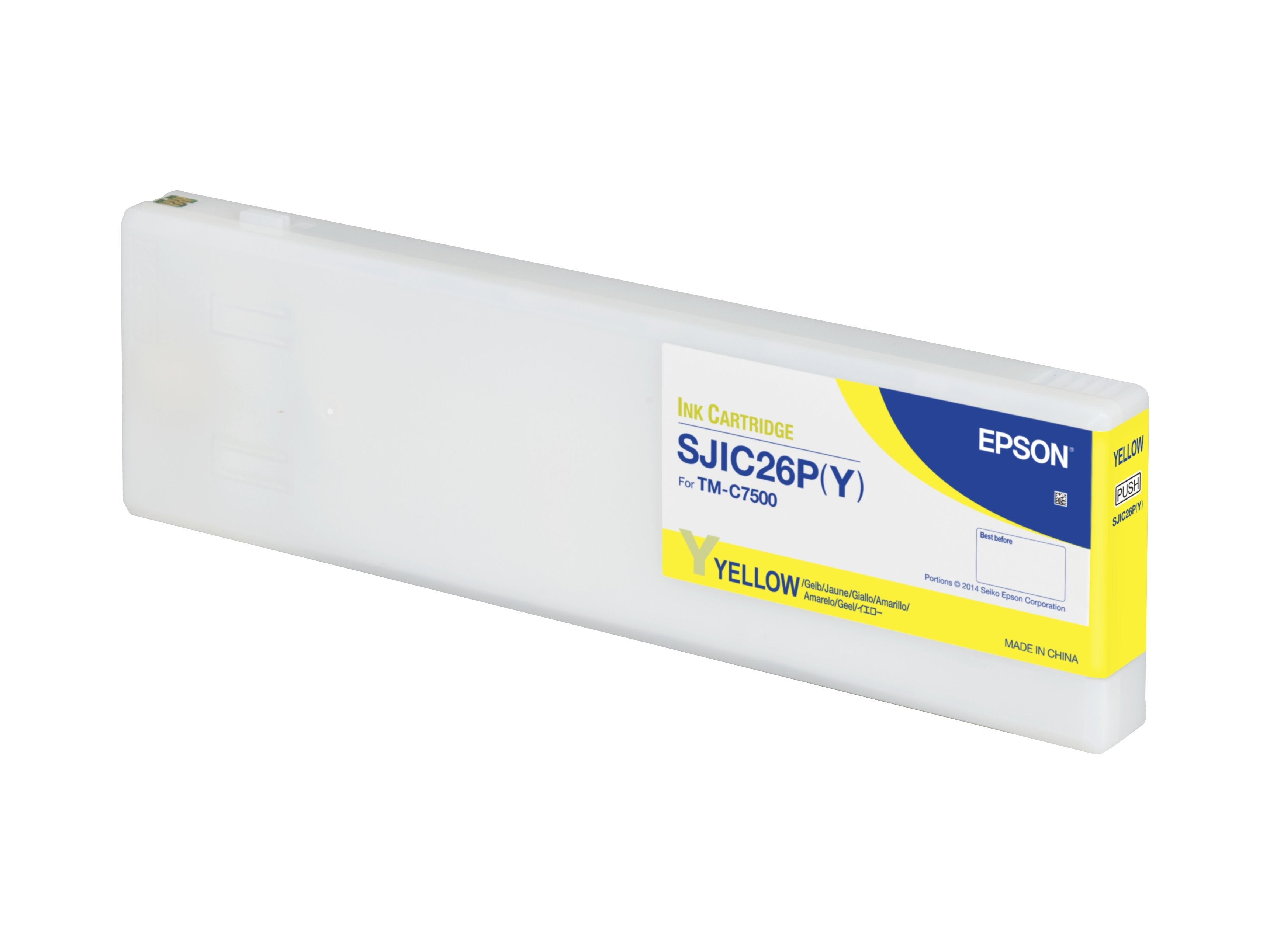 Tinta Original Epson Sjic26p(Y) - Amarillo 7500c