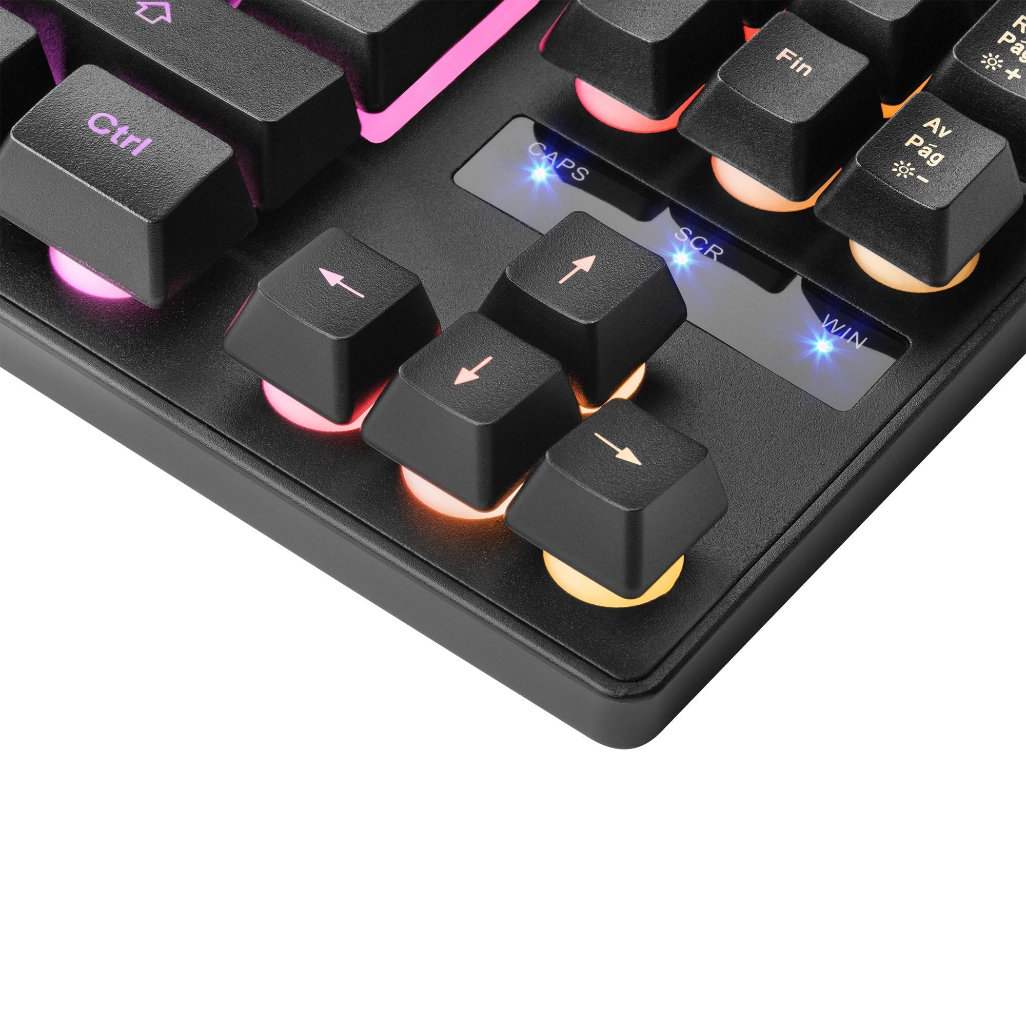 Teclado En Portugués Gaming Semimecánico Mars Gaming Mktklpt