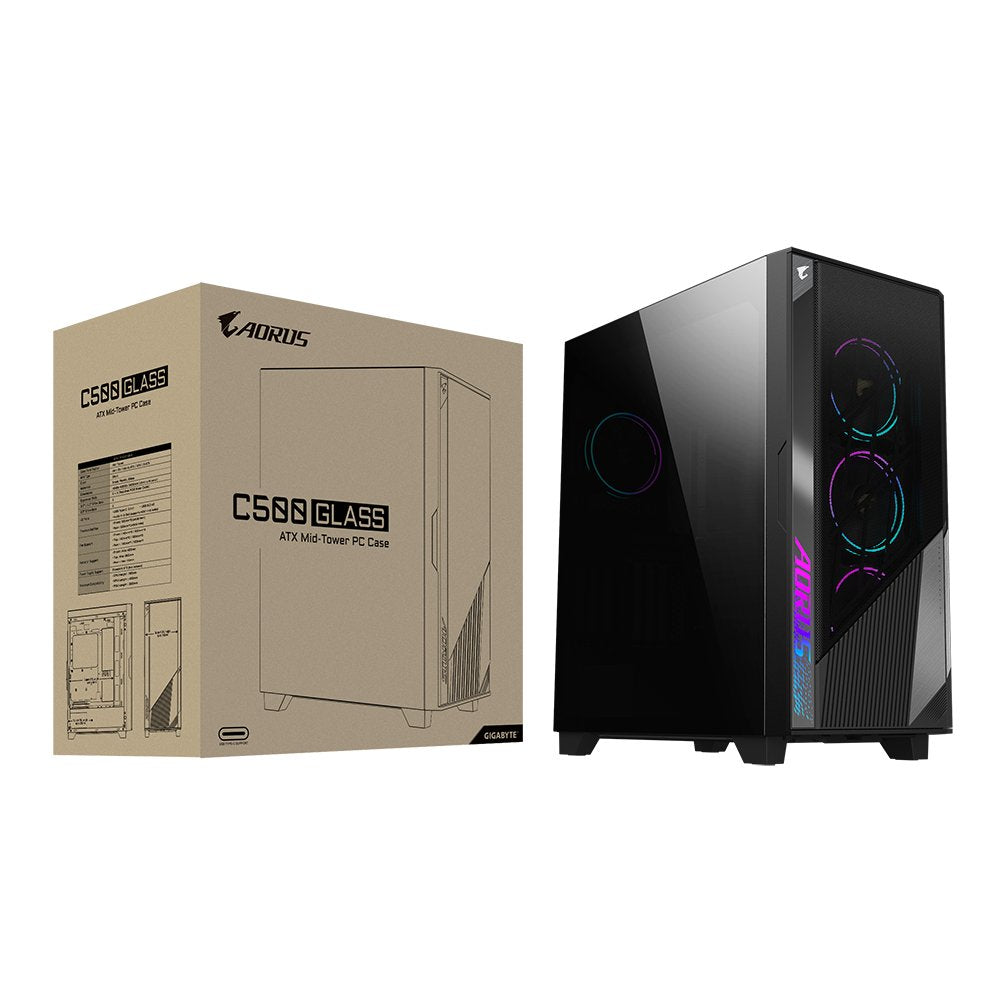 EAN 4719331553067 - GIGABYTE GB-AC500G ST carcasa de ordenador Midi Tower Negro imagen 9