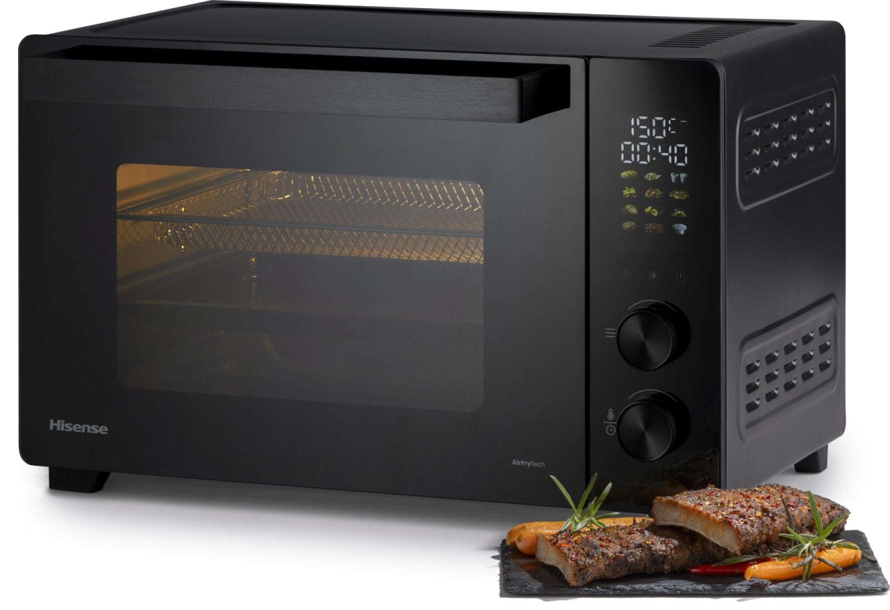 Hisense Miniofen Hom30af (Negro, 1.800 Watt, 30 Liter) Hom30af