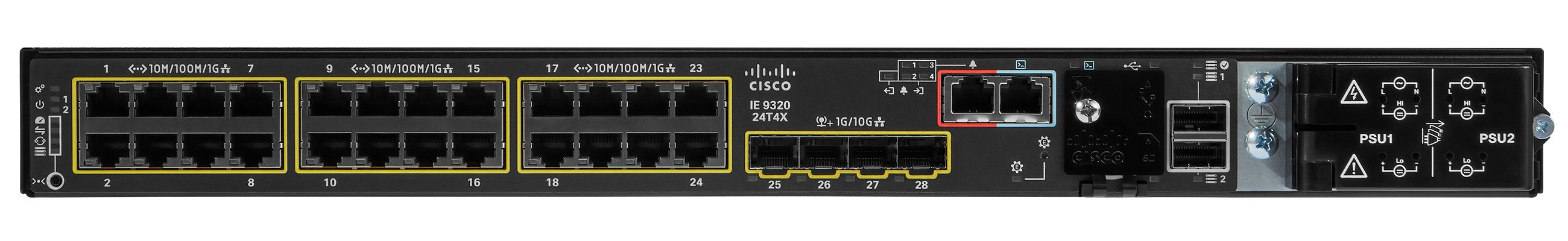 Cisco Catalyst Ie9320 Rugged Series - Switch - Managed - 24 X 10 100 1000 4 X 10 Gigabit Sfp (Uplink