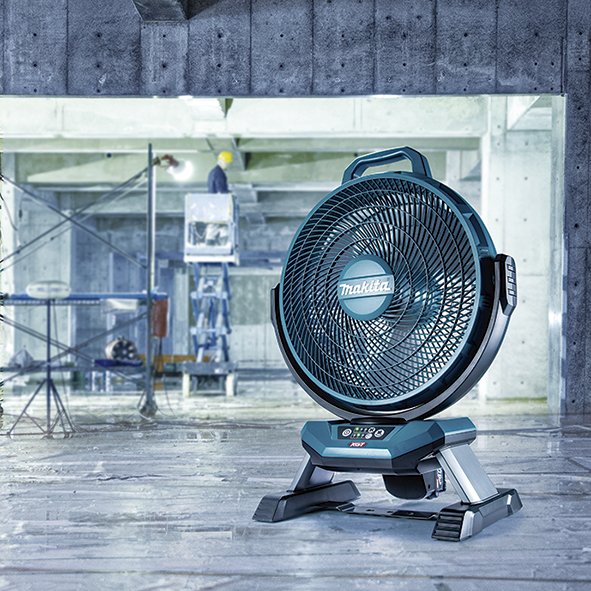 Ventilador Makita Cf002gz Azul Sin Batería Ni Cargador Cf002gz