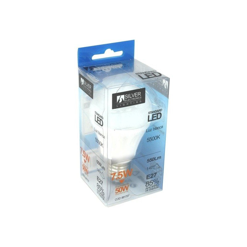 Bombilla Led Eco Silver Electronics Estandar 10w=57w - E27 - 3000k - 836 Lm - 220 - Luz Calida - A+