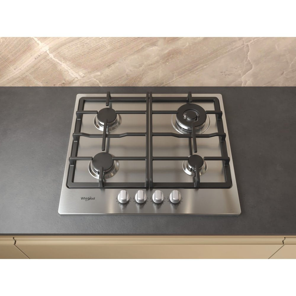 EAN 8003437641565 - Whirlpool TGML 661 IX R Acero inoxidable Integrado 58 cm Encimera de gas 4 zona(s) imagen 5