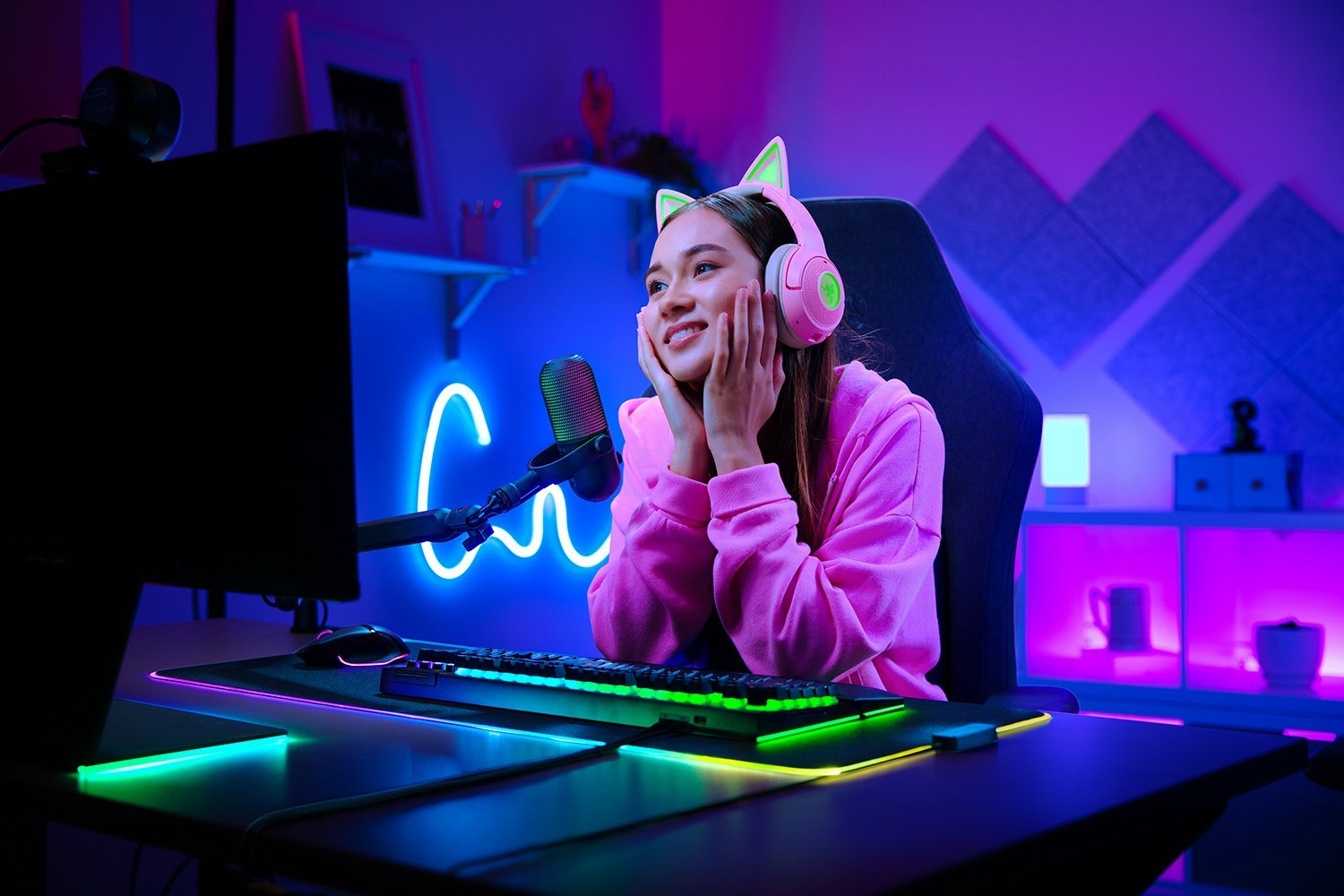 EAN 8887910000441 - Razer Seiren V3 Chroma Negro Micrófono para tableta imagen 10