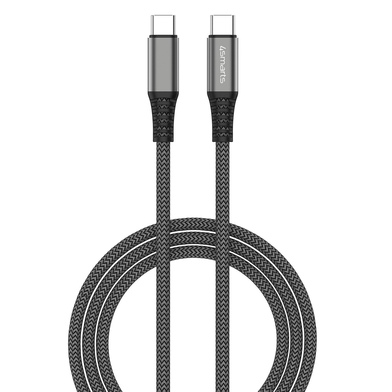 4smarts Cable Usb-C -> Usb-C Premium 100w 1,5m Negro