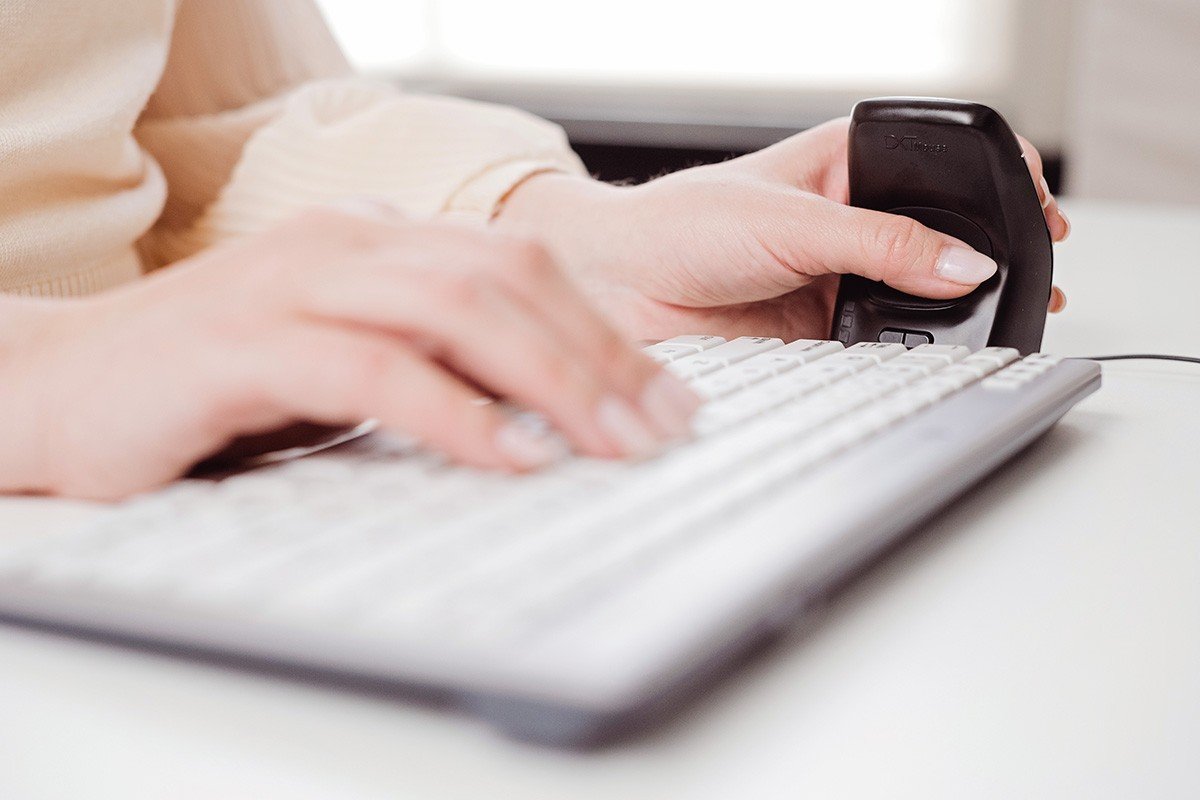 Ratón Bakkerelkhuizen Dxt 3 Ambidextro Usb Tipo C Óptico 2400 Dpi