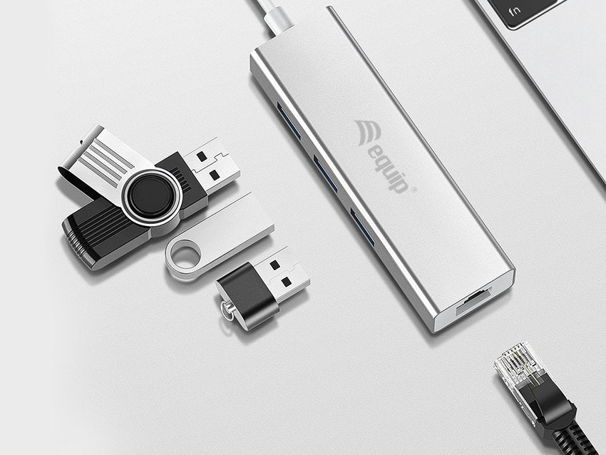 EAN 4015867225677 - Equip 133481 base para portátil y replicador de puertos USB 3.2 Gen 1 (3.1 Gen 1) Type-C Plata imagen 6