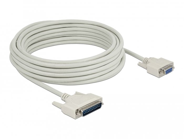 Delock Serielles Cable D-Sub 25 Stecker Zu D-Sub 9 Buchse 10 M